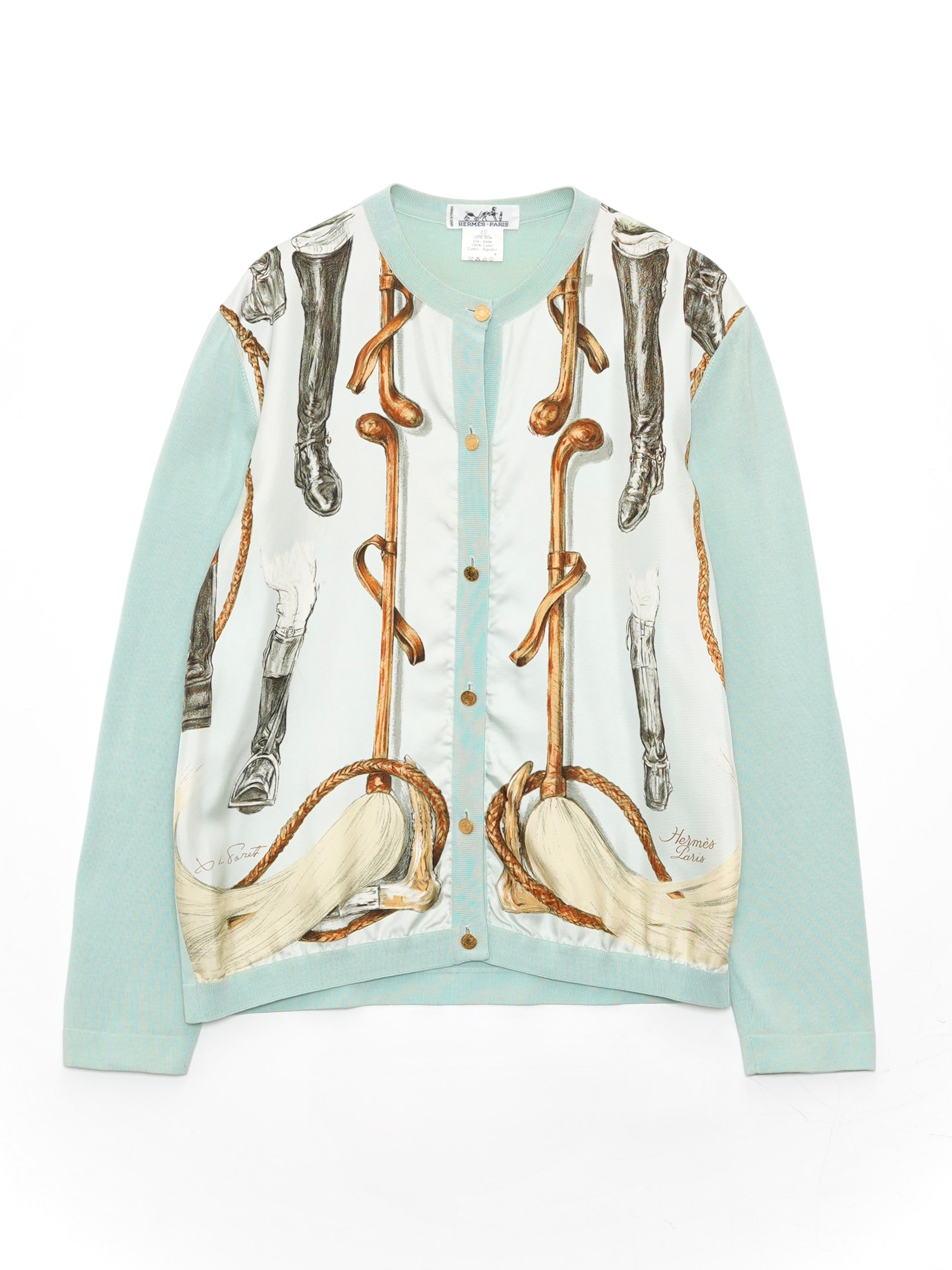 ARCHIVE COLLECTION HERMES SCARF CARDIGAN – PROSHOP HATTORI