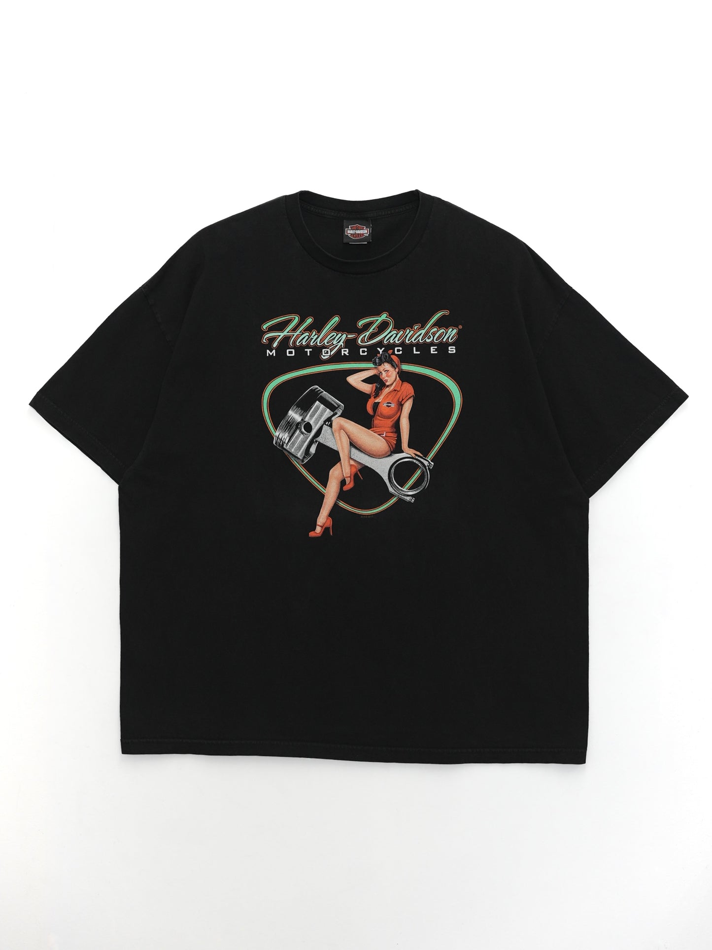 USED MACHINE COLLECTION 2015 HARLEY-DAVIDSON PIN-UP GIRL T-SHIRT