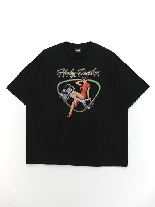 USED MACHINE COLLECTION 2015 HARLEY-DAVIDSON PIN-UP GIRL T-SHIRT