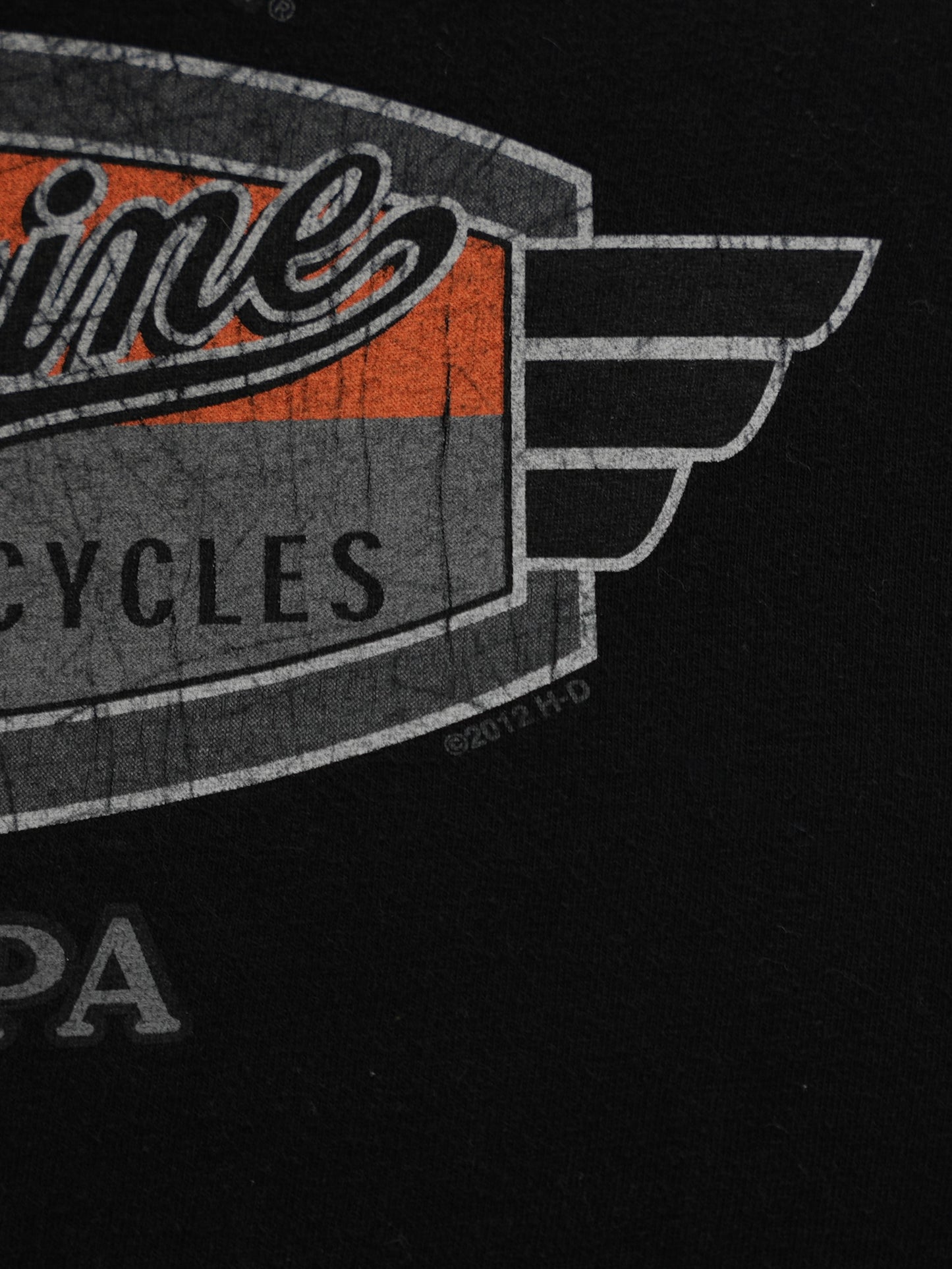 USED MACHINE COLLECTION 2015 HARLEY-DAVIDSON MOTORCYCLES T-SHIRT