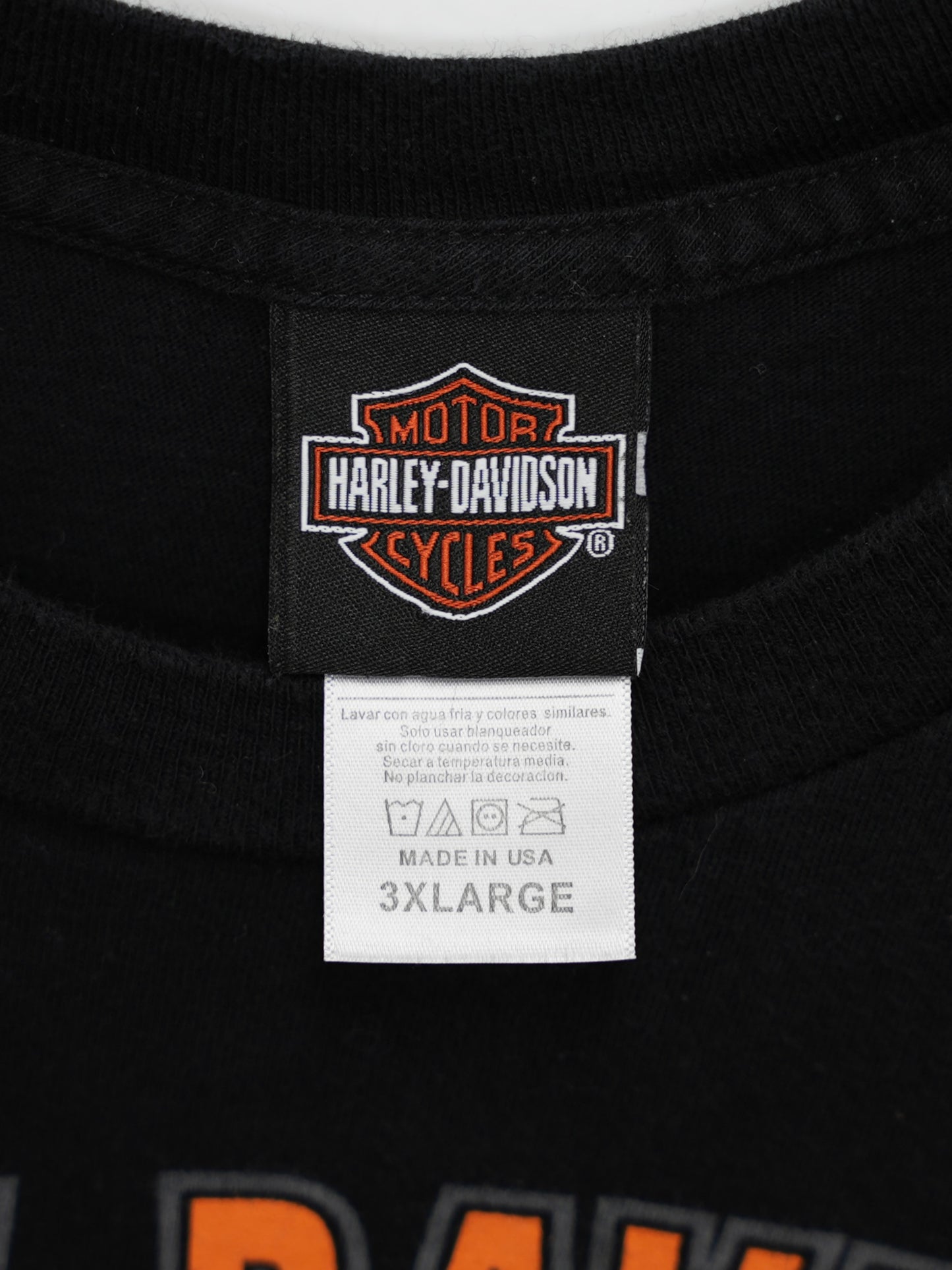 USED MACHINE COLLECTION 2015 HARLEY-DAVIDSON MOTORCYCLES T-SHIRT
