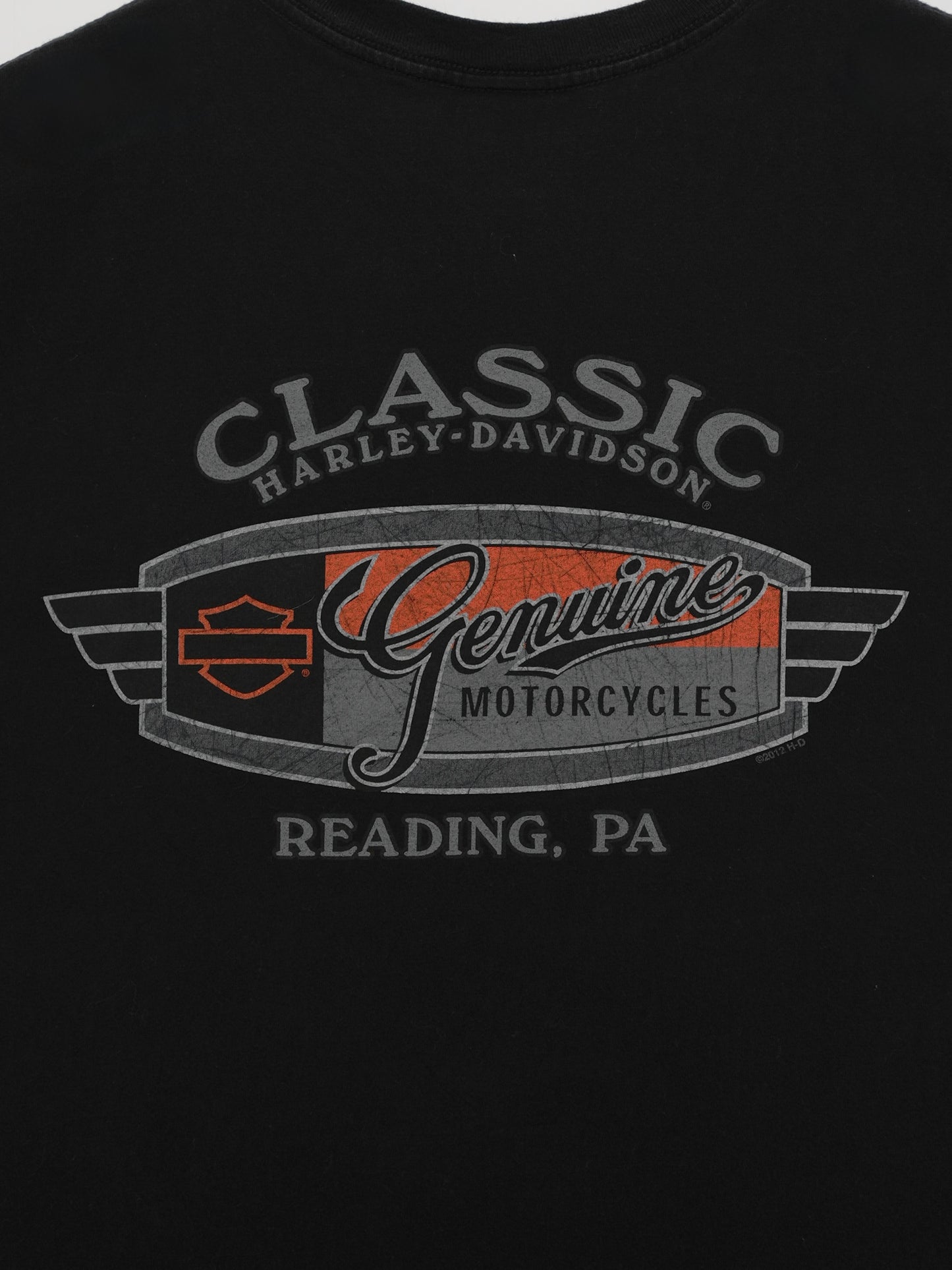 USED MACHINE COLLECTION 2015 HARLEY-DAVIDSON MOTORCYCLES T-SHIRT