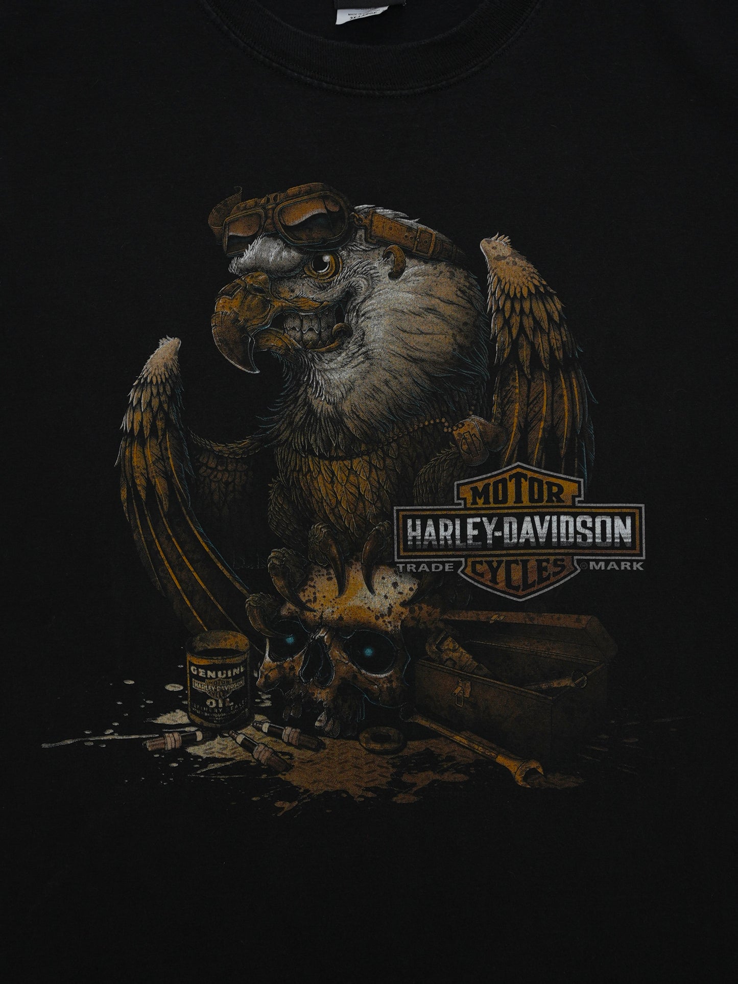 USED MACHINE COLLECTION HARLEY-DAVIDSON EAGLE T-SHIRT