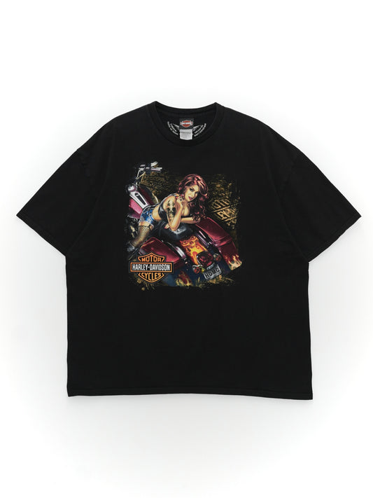 USED MACHINE COLLECTION BIKER BUILT HARLEY-DAVIDSON T-SHIRT