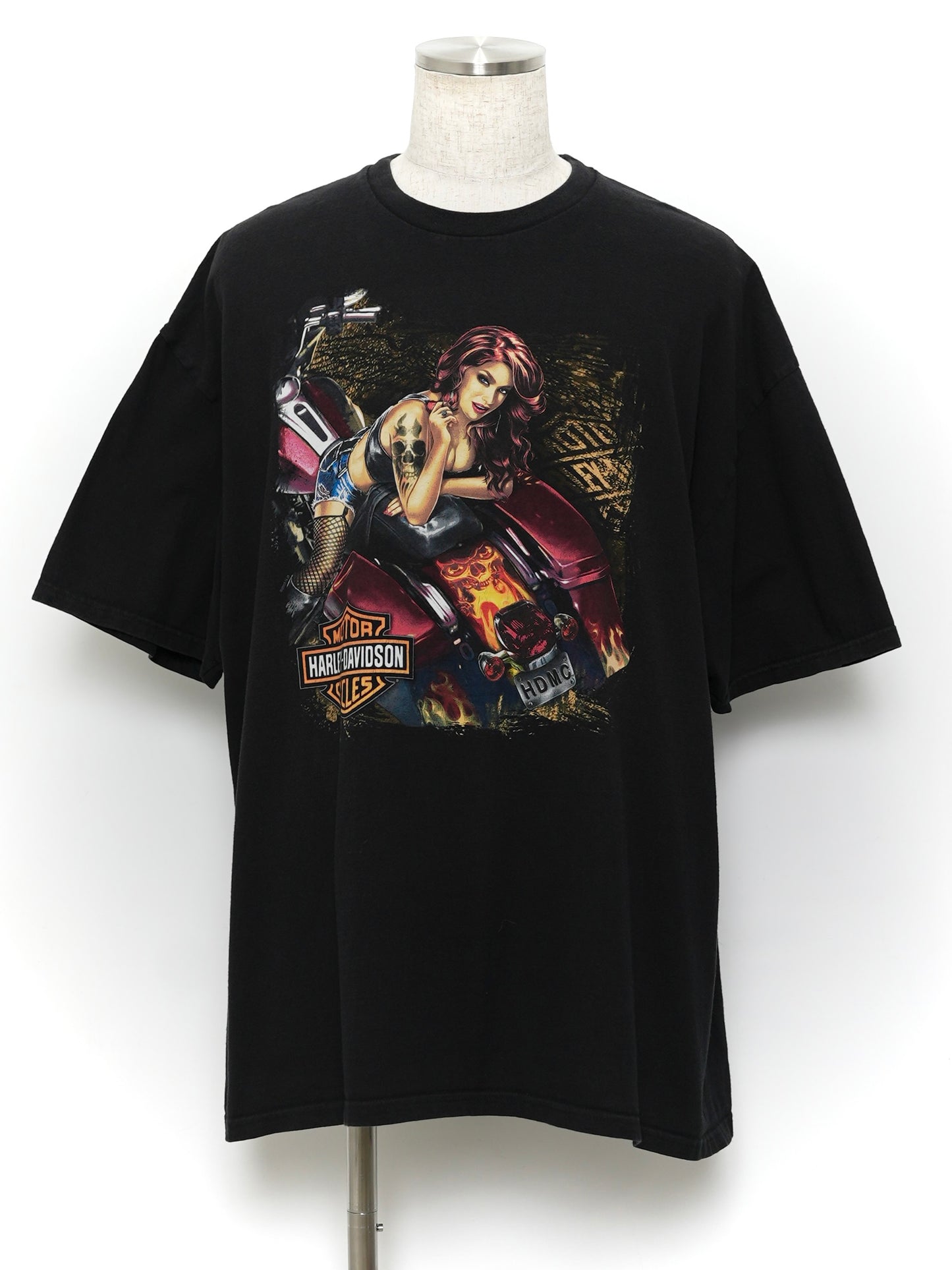 USED MACHINE COLLECTION BIKER BUILT HARLEY-DAVIDSON T-SHIRT