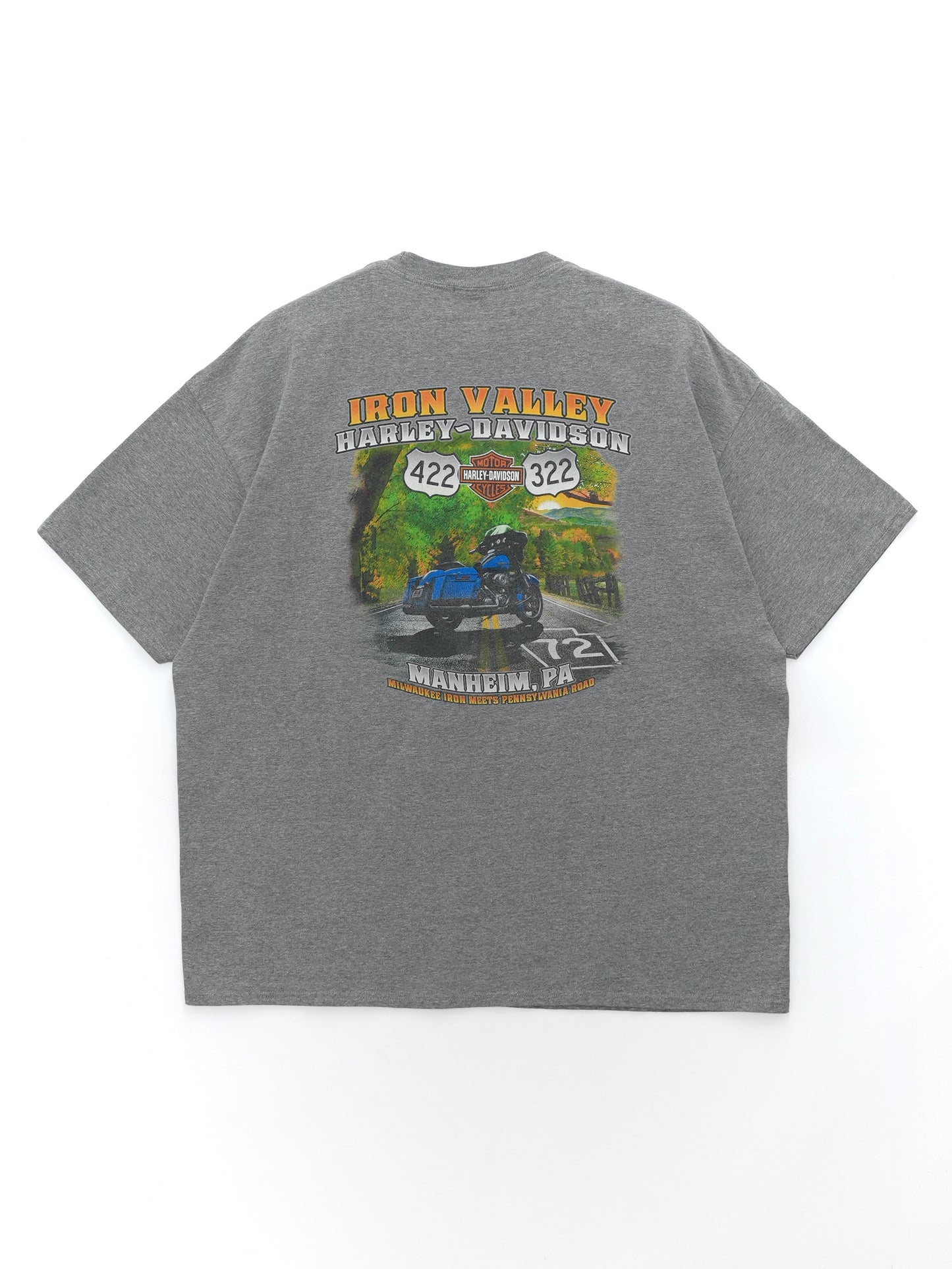 USED MACHINE COLLECTION HARLEY-DAVIDSON PIN-UP GIRL T-SHIRT