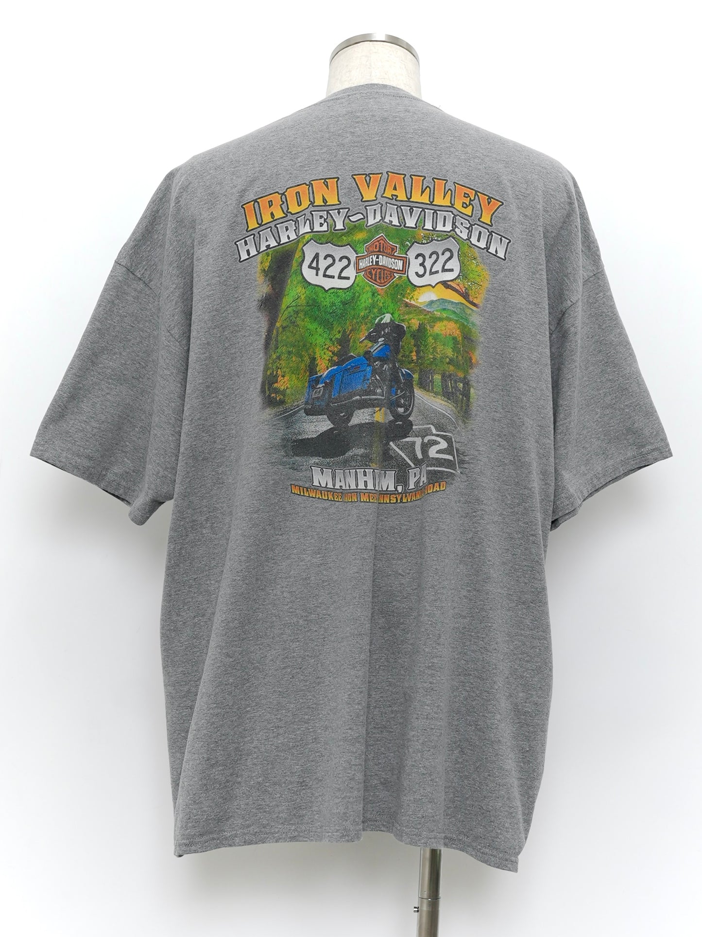 USED MACHINE COLLECTION HARLEY-DAVIDSON PIN-UP GIRL T-SHIRT