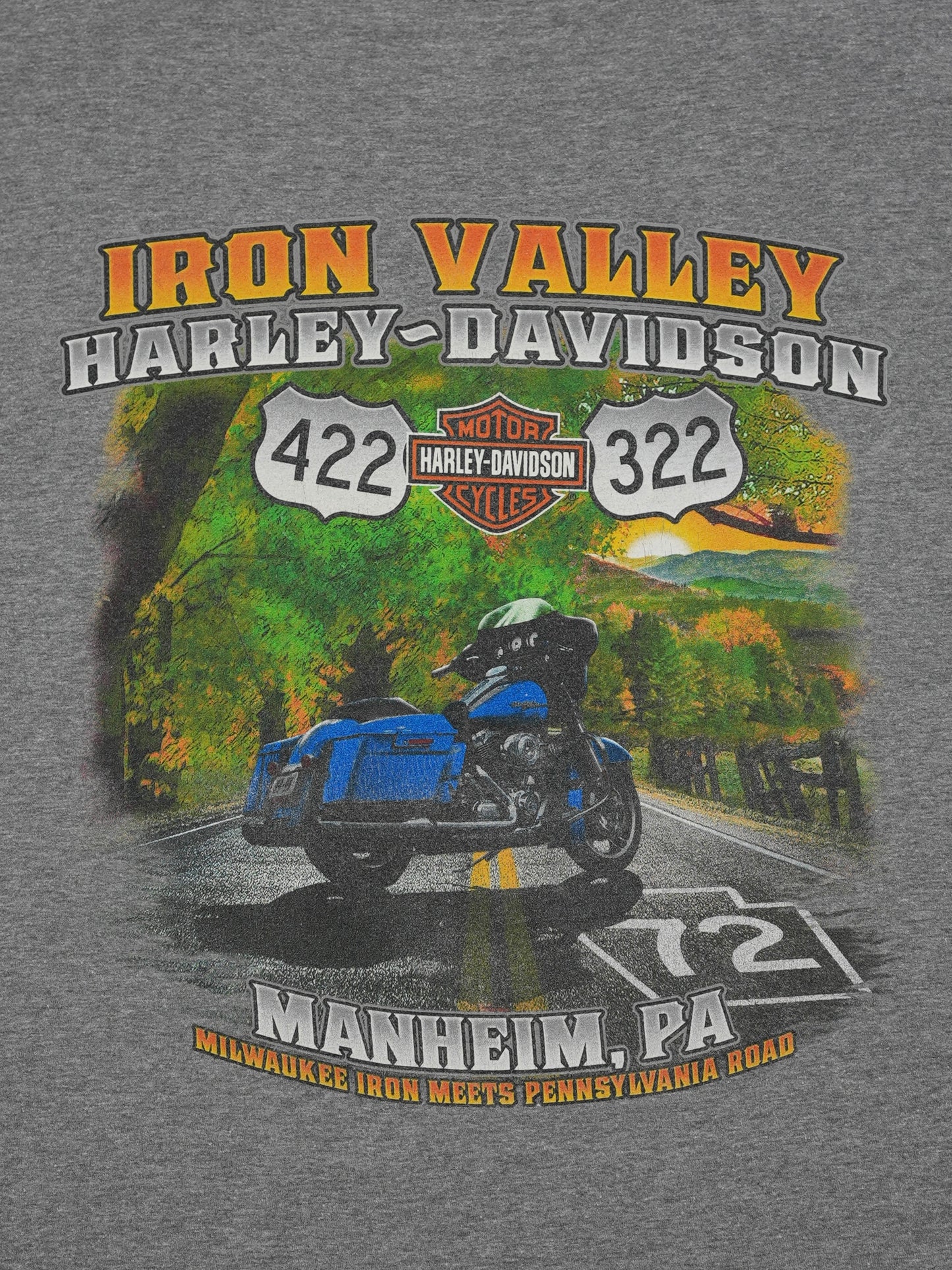 USED MACHINE COLLECTION HARLEY-DAVIDSON PIN-UP GIRL T-SHIRT