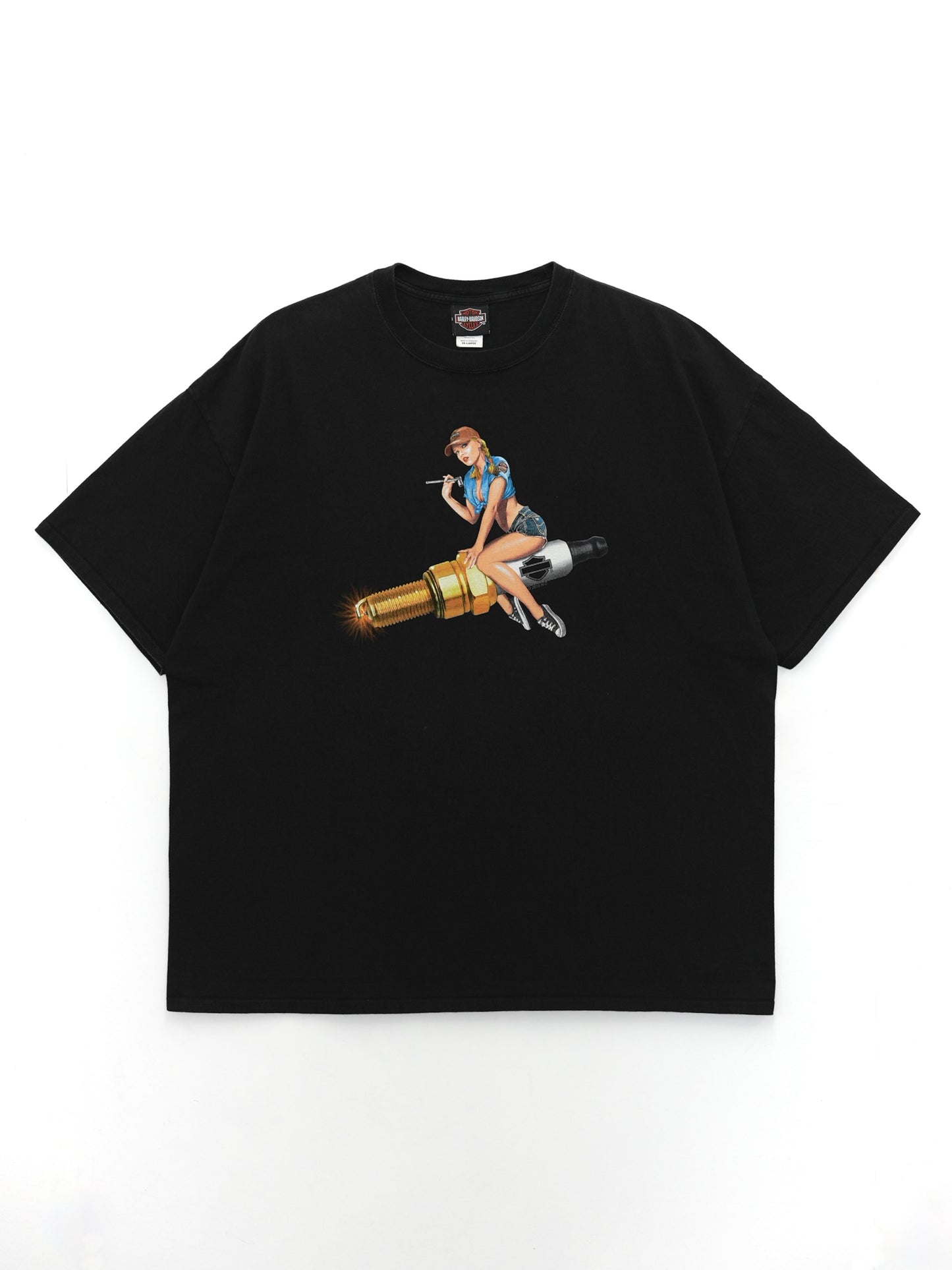 USED MACHINE COLLECTION 2018 HARLEY-DAVIDSON PIN-UP GIRL T-SHIRT