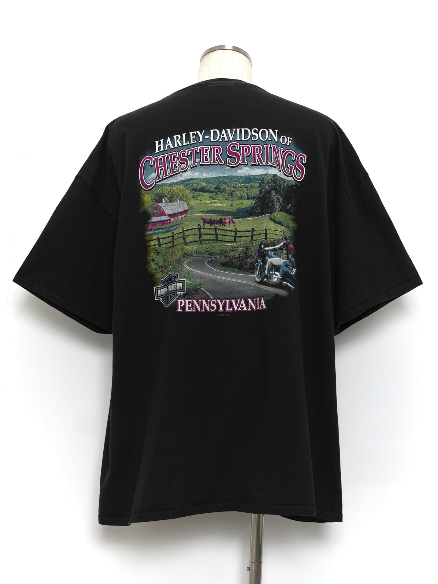 USED MACHINE COLLECTION 2018 HARLEY-DAVIDSON PIN-UP GIRL T-SHIRT