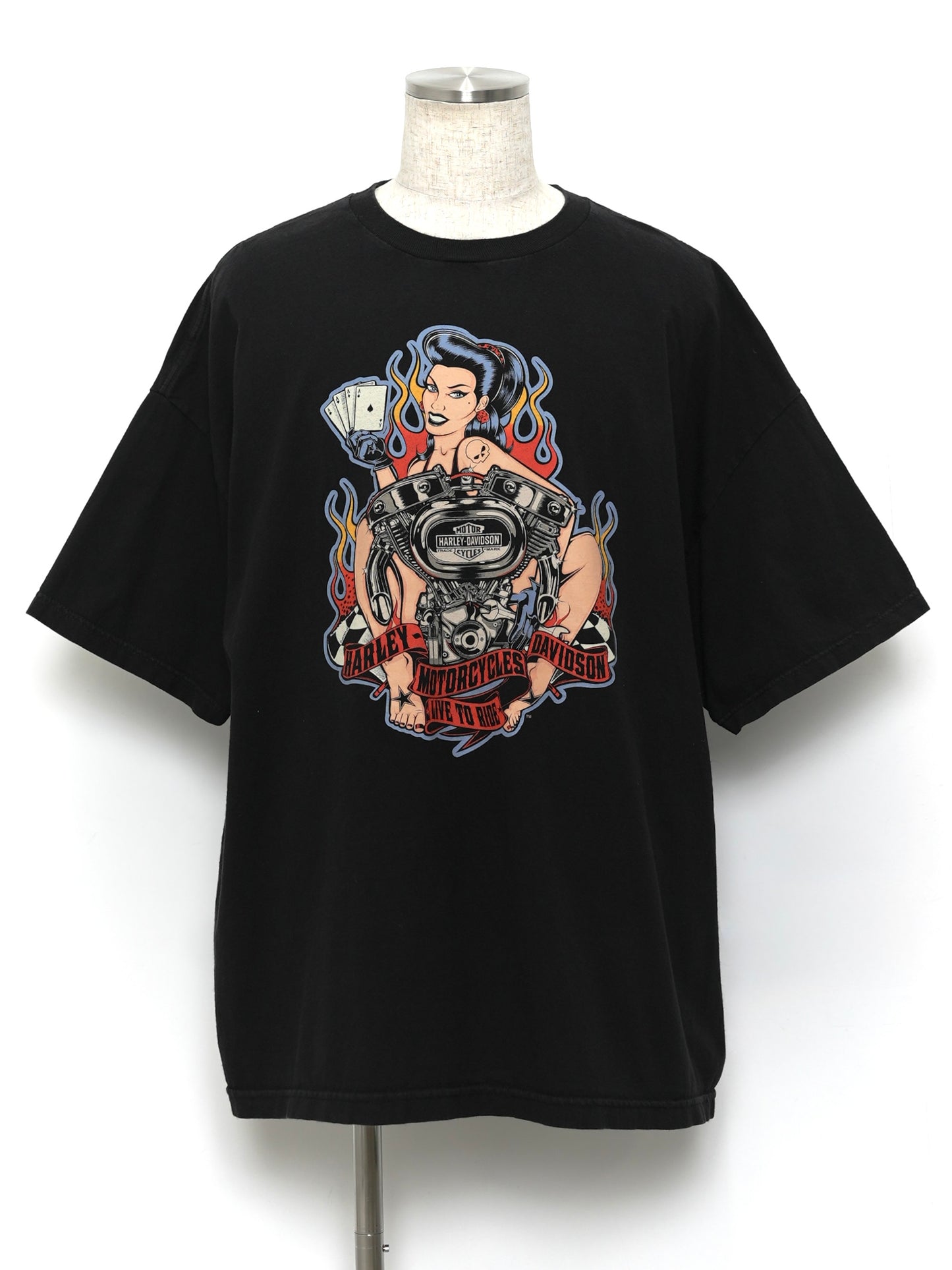 USED MACHINE COLLECTION 2017 HARLEY-DAVIDSON USED T-SHIRT