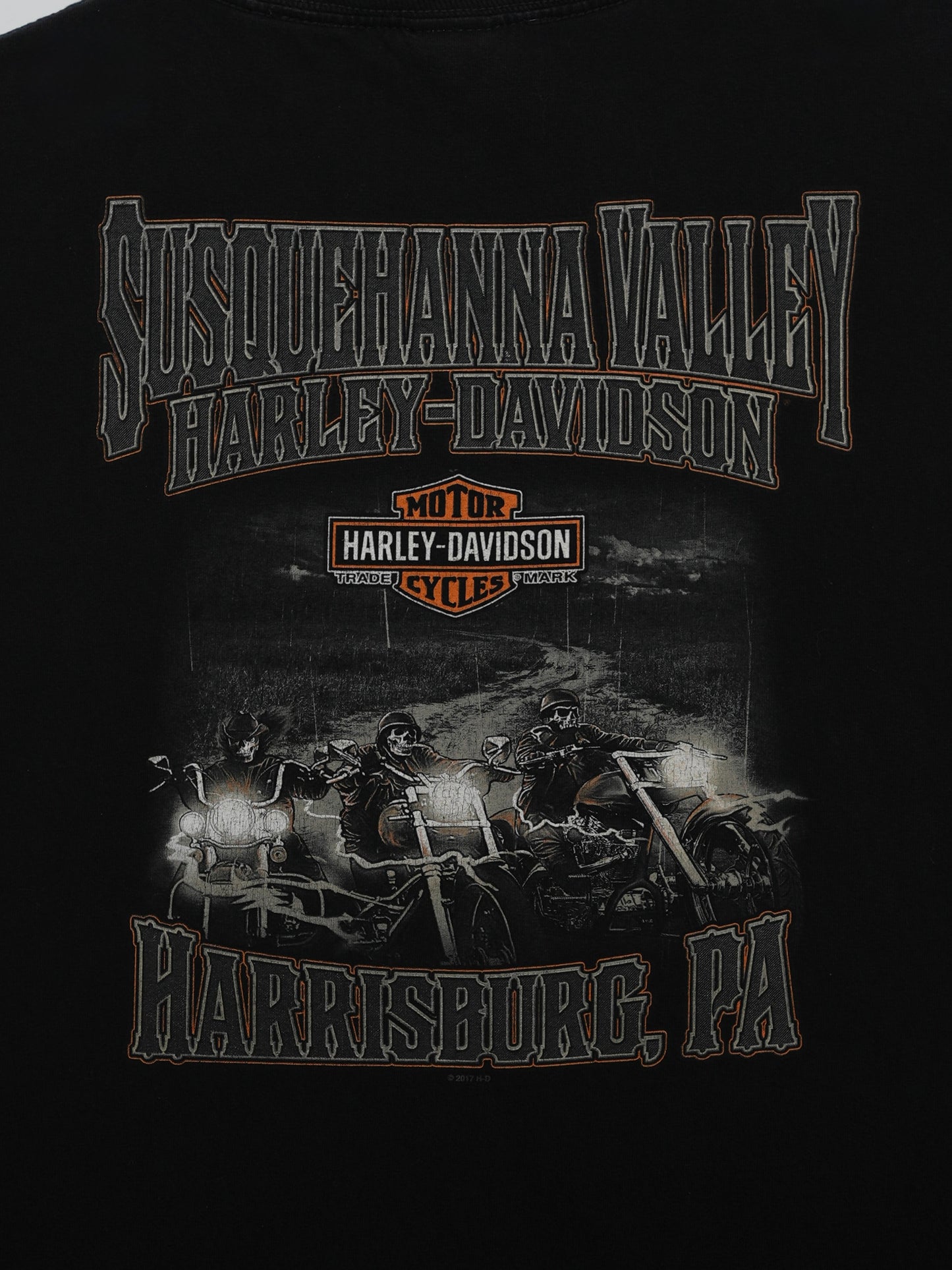 USED MACHINE COLLECTION 2017 HARLEY-DAVIDSON USED T-SHIRT