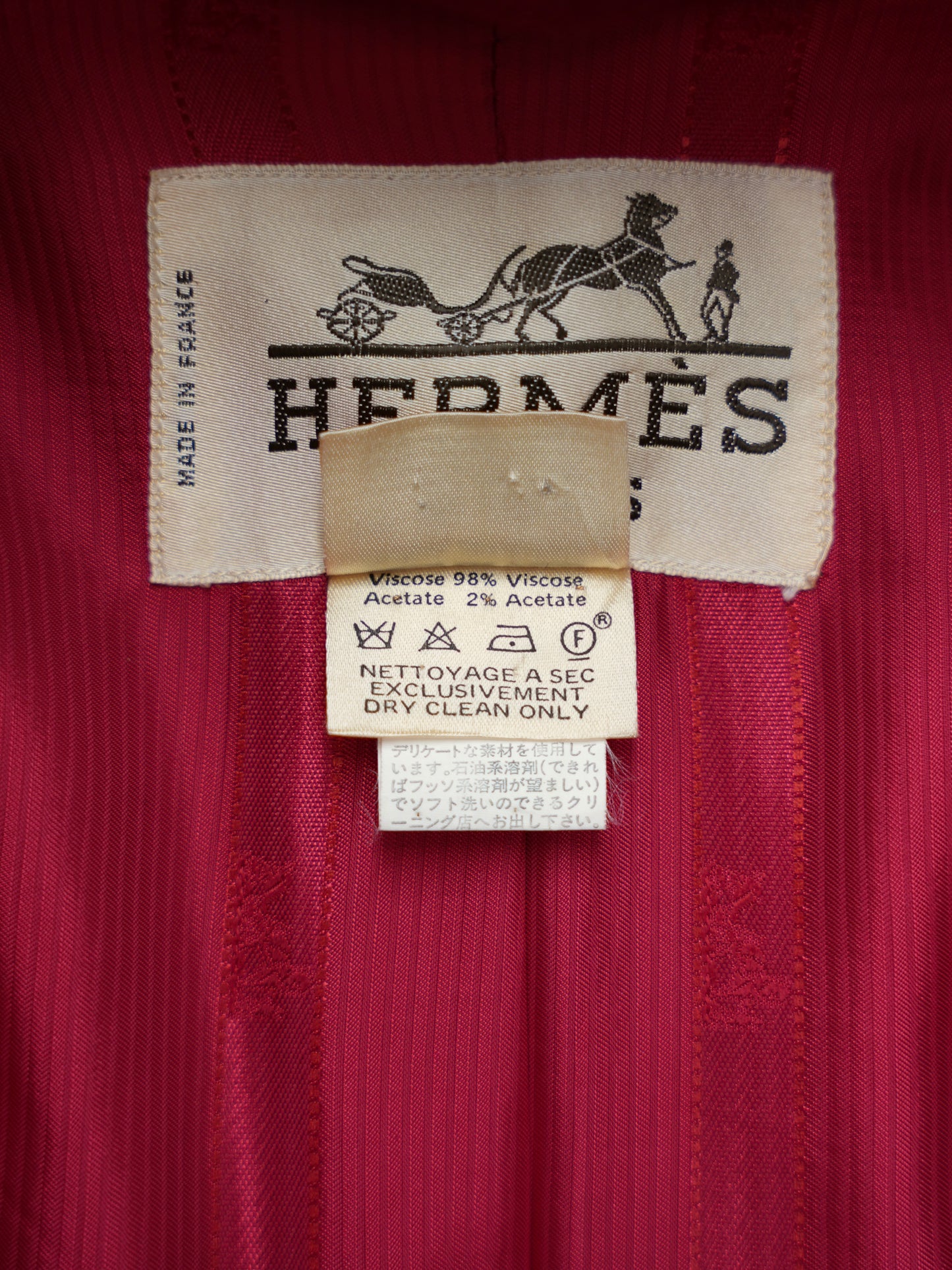 ARCHIVE COLLECTION HERMES LONG COAT (women's)