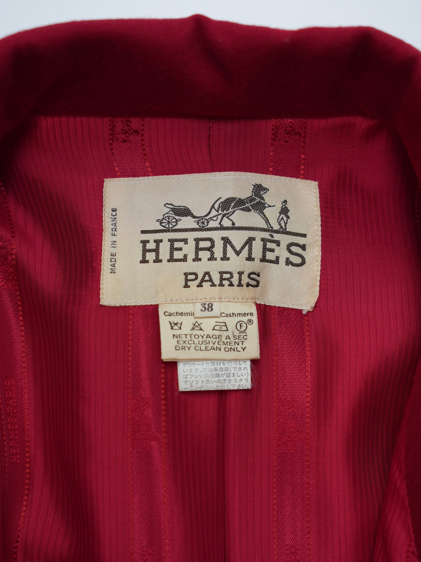 ARCHIVE COLLECTION HERMES LONG COAT (women's)