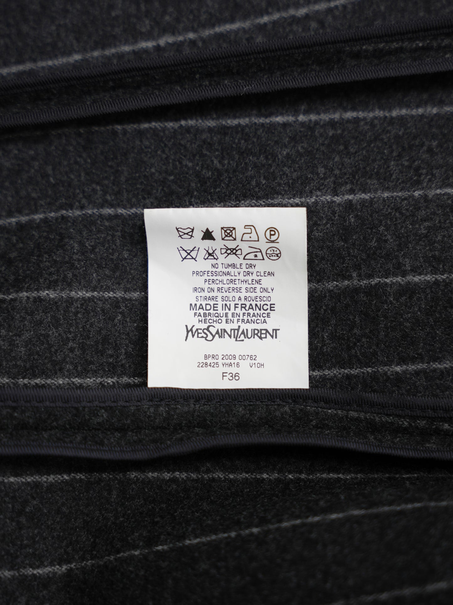 ARCHIVE COLLECTION YVES SAINT LAURENT STRIPED JACKET (women's)