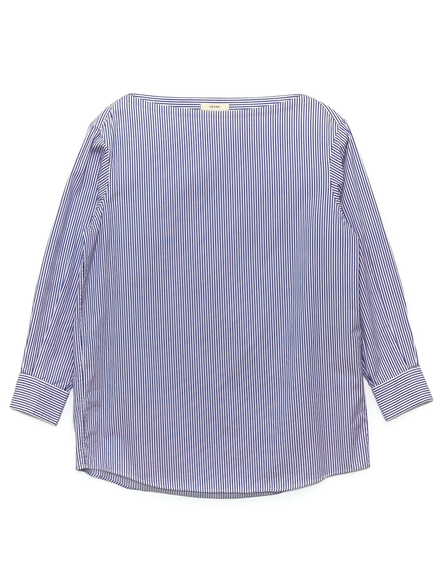 ARCHIVE COLLECTION CELINE STRIPED BOAT NECK SHIRT (women's)