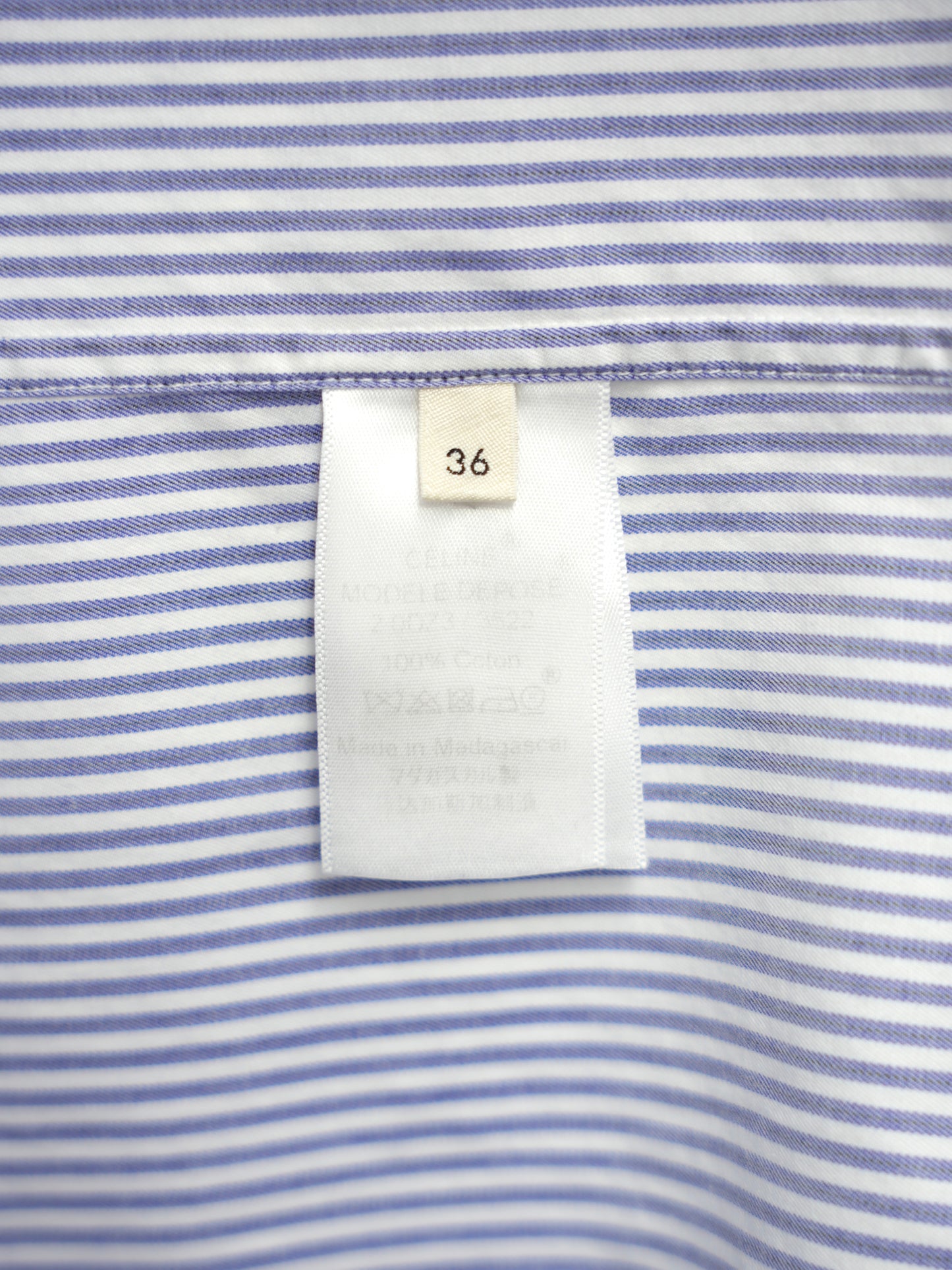 ARCHIVE COLLECTION CELINE STRIPED BOAT NECK SHIRT (women's)