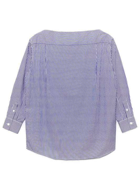 ARCHIVE COLLECTION CELINE STRIPED BOAT NECK SHIRT (women's)