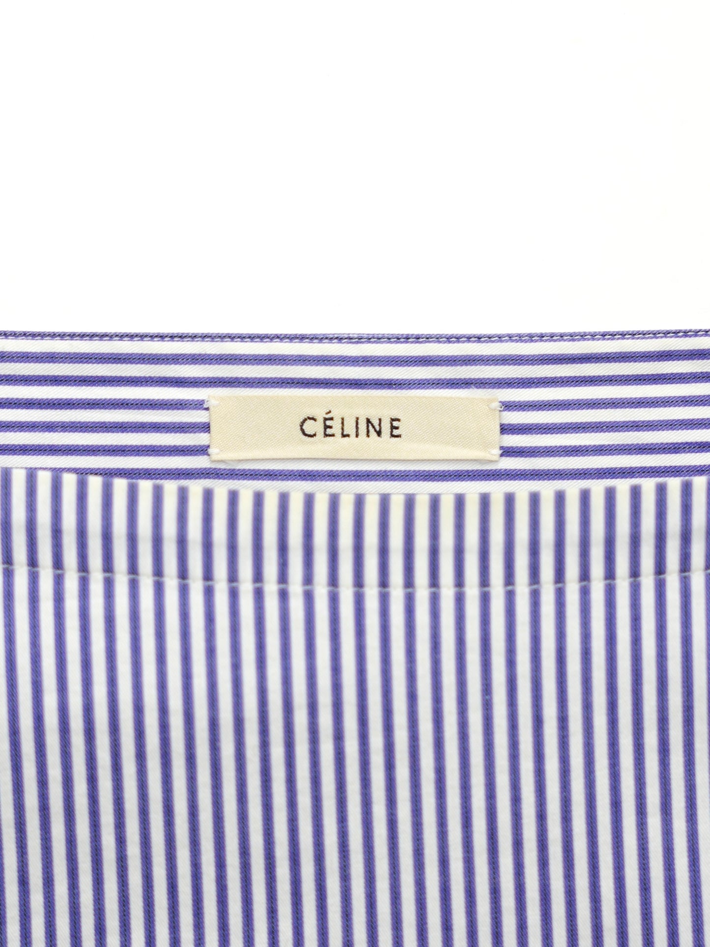 ARCHIVE COLLECTION CELINE STRIPED BOAT NECK SHIRT (women's)