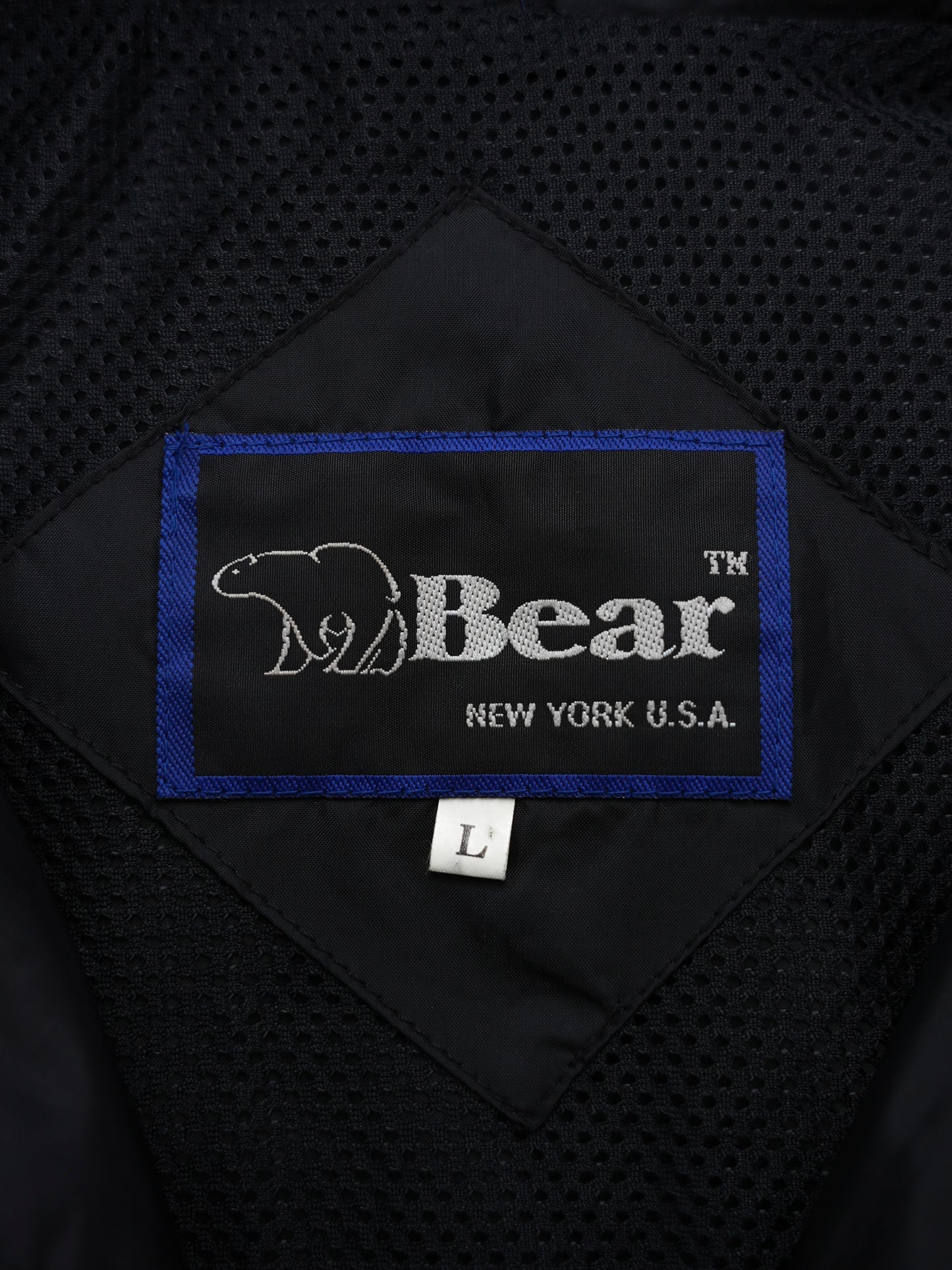 ARCHIVE COLLECTION Bear USA 90's HOODED NYLON JACKET