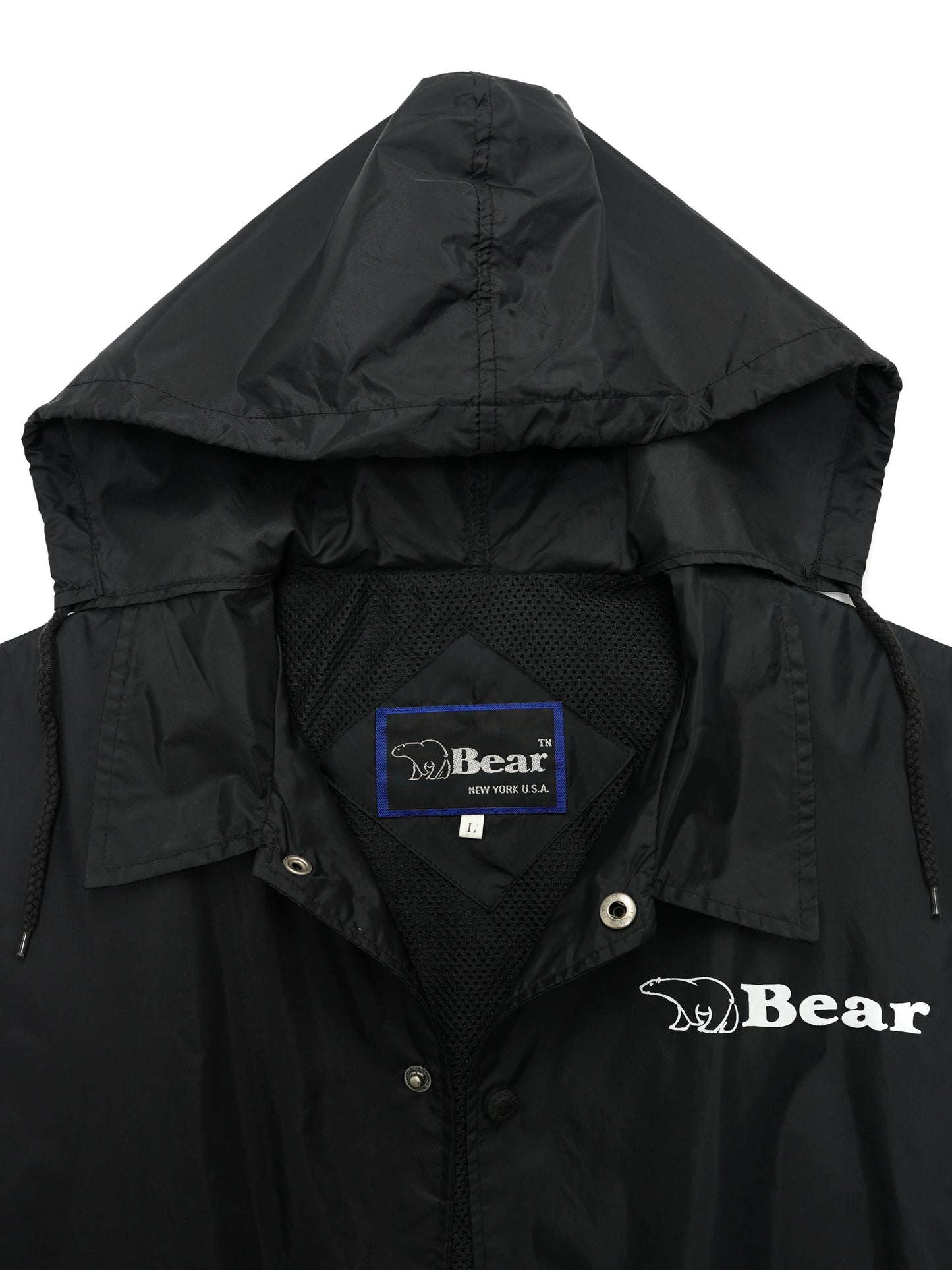 ARCHIVE COLLECTION Bear USA 90's HOODED NYLON JACKET