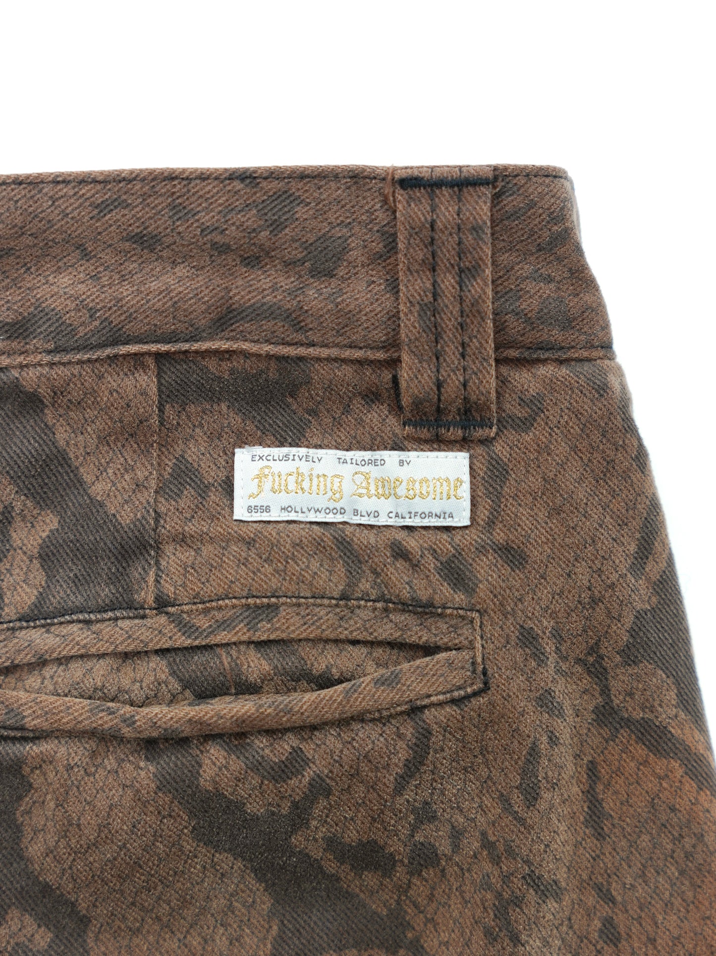ARCHIVE COLLECTION FUCKING AWESOME DRESS WORK PANTS