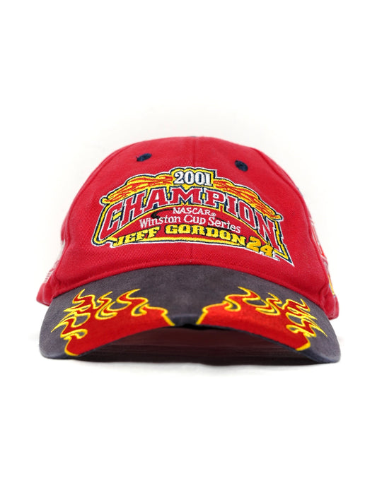USED MACHINE COLLECTION Jeff Gordon 2001 NASCAR CHAMPION CAP