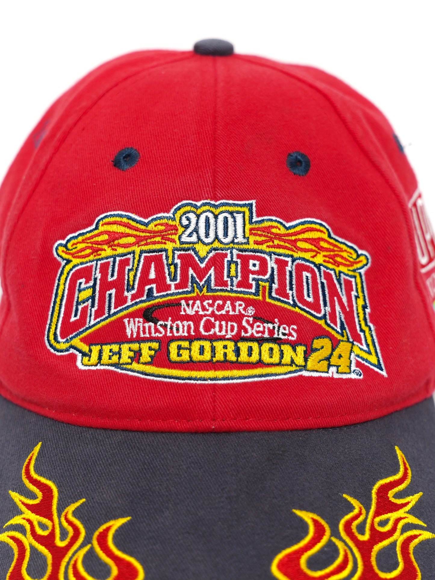 USED MACHINE COLLECTION Jeff Gordon 2001 NASCAR CHAMPION CAP