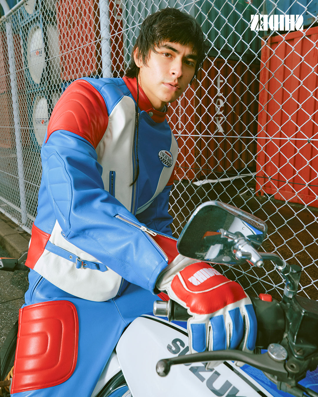 SHIDEN FW2025  MOTORCYCLE JACKET COWHIDE LEATHER