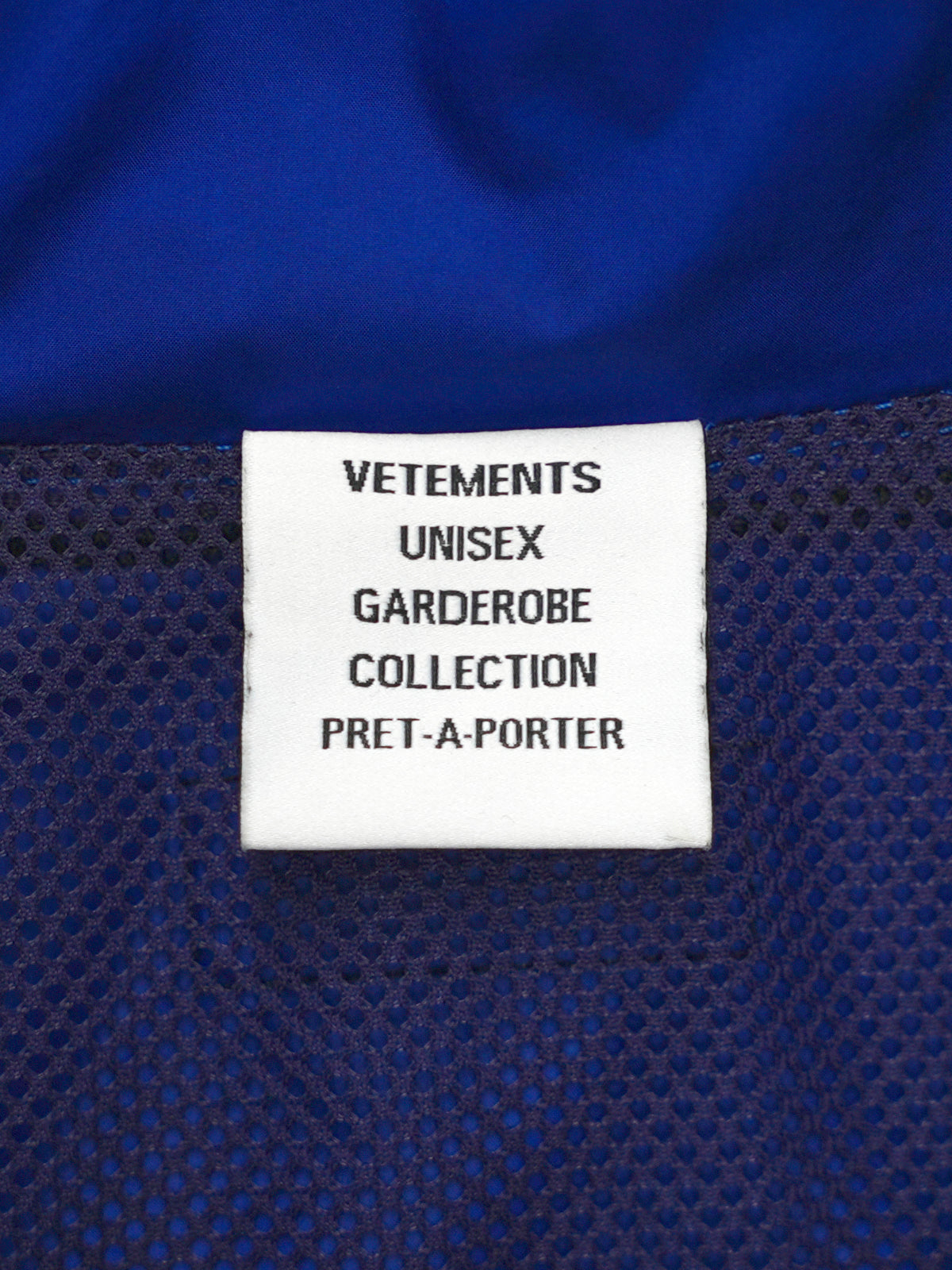 ARCHIVE COLLECTION VETEMENTS TRACK JACKET