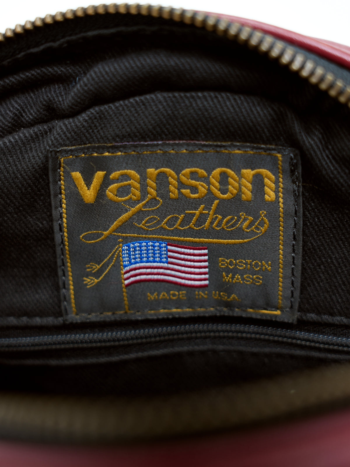USED MACHINE COLLECTION 90's Vanson AMSTERDAM MINI BAG