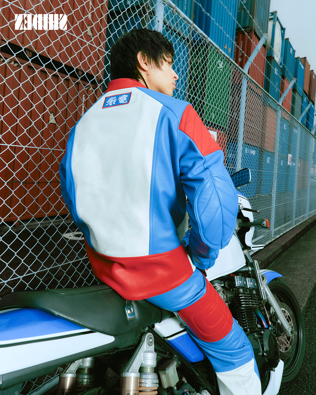 SHIDEN FW2025  MOTORCYCLE JACKET COWHIDE LEATHER