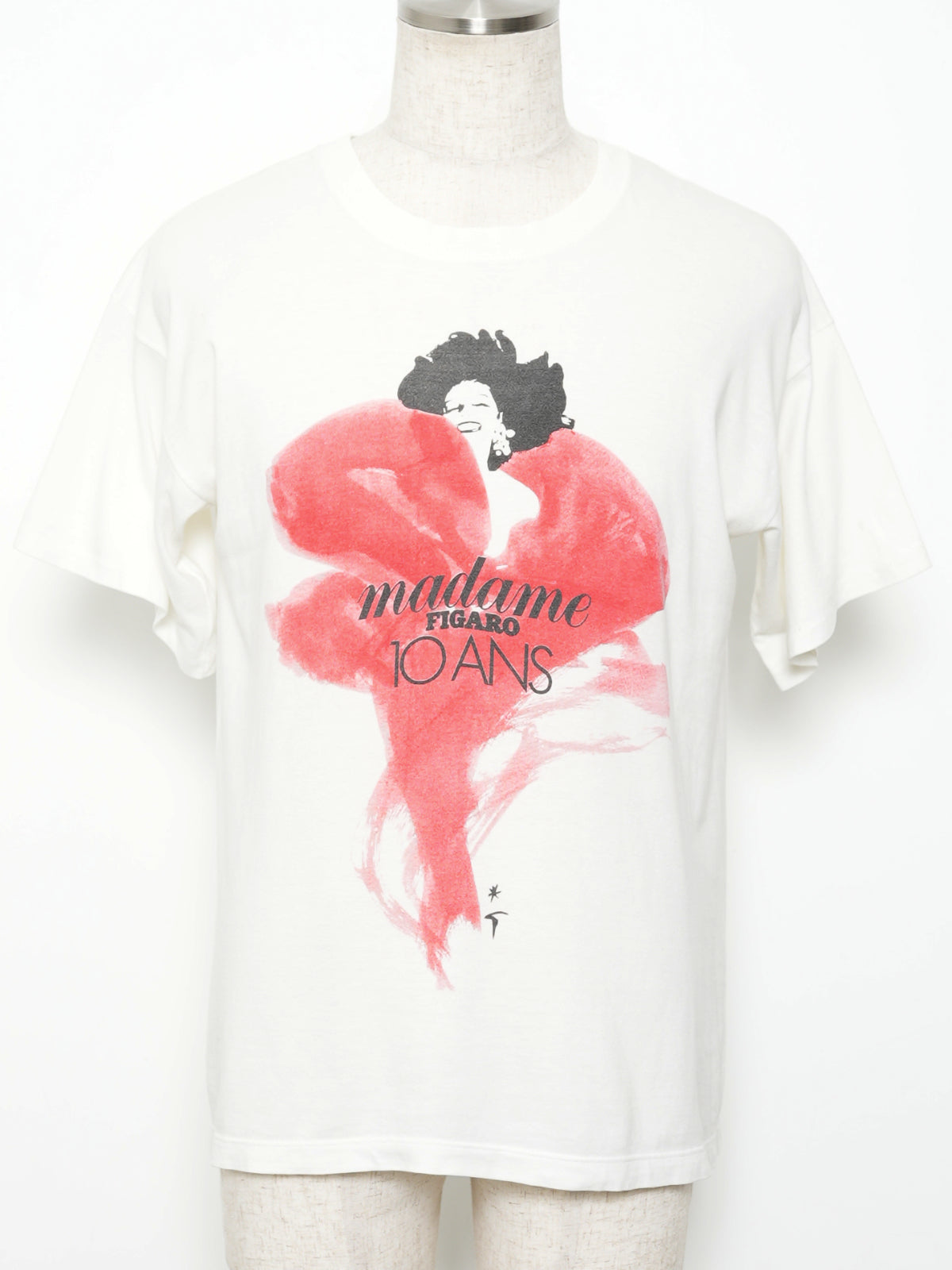 ARCHIVE COLLECTION René Gruau Madame Figaro 10th Anniversary 1990 PRINT T-SHIRT