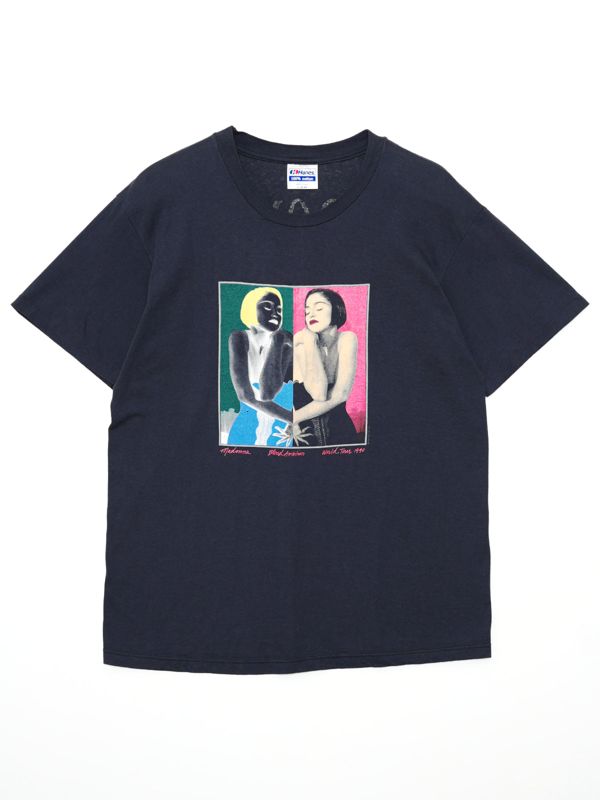 USED EROTIC COLLECTION Madonna Blond Ambition World Tour 1990 T-SHIRT