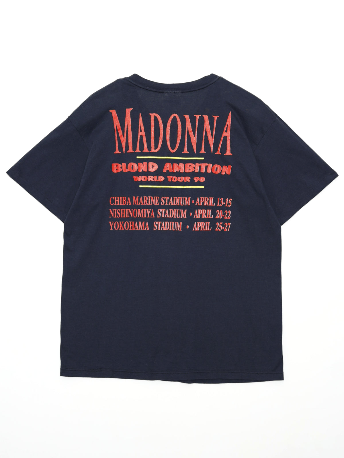 USED EROTIC COLLECTION Madonna Blond Ambition World Tour 1990 T-SHIRT