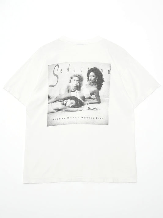 USED EROTIC COLLECTION Seduction NOTHING MATTERS WITHOUT LOVE PRINT T-SHIRT