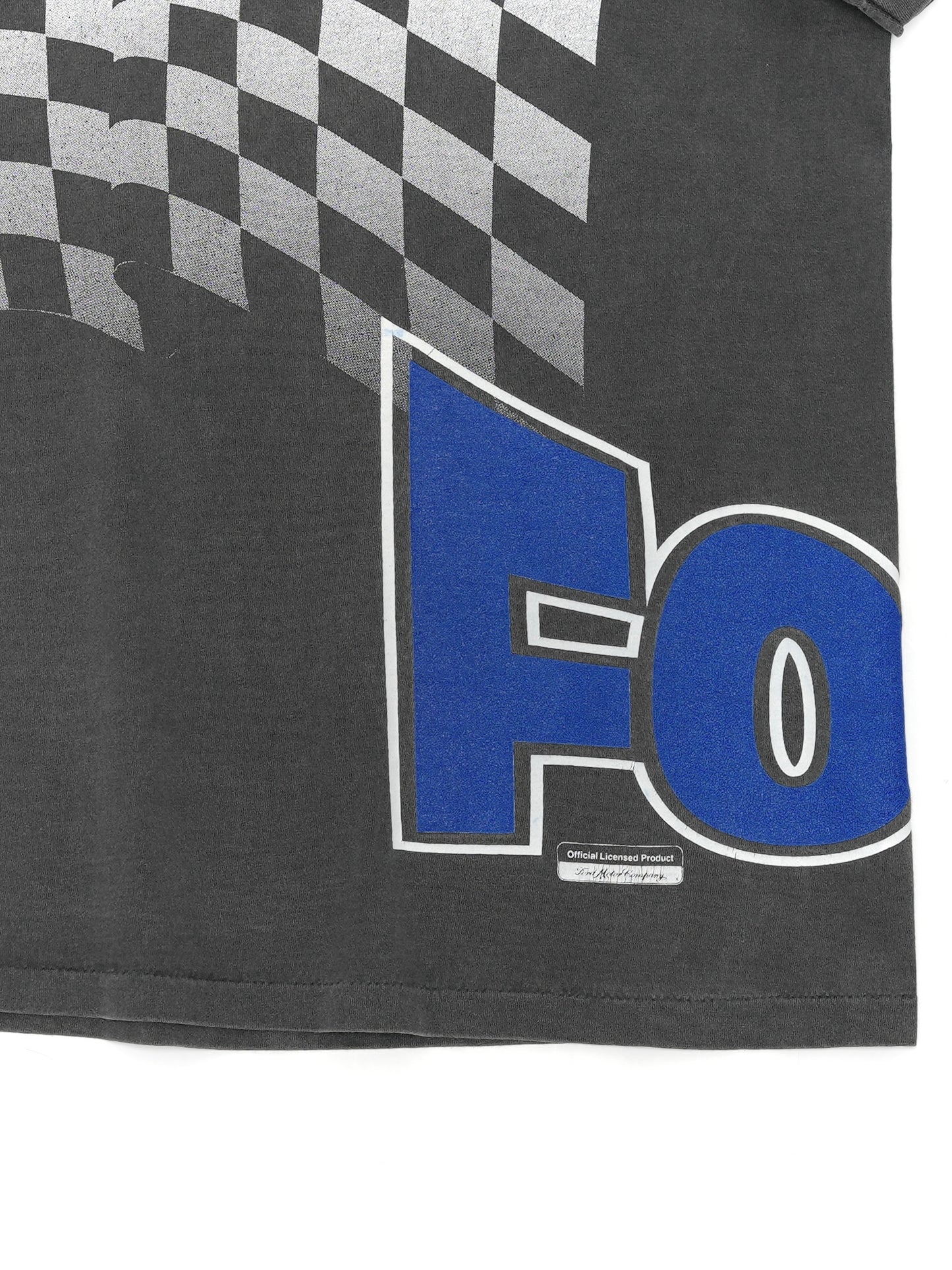 USED MACHINE COLLECTION Ford Racing LOGO T-SHIRT