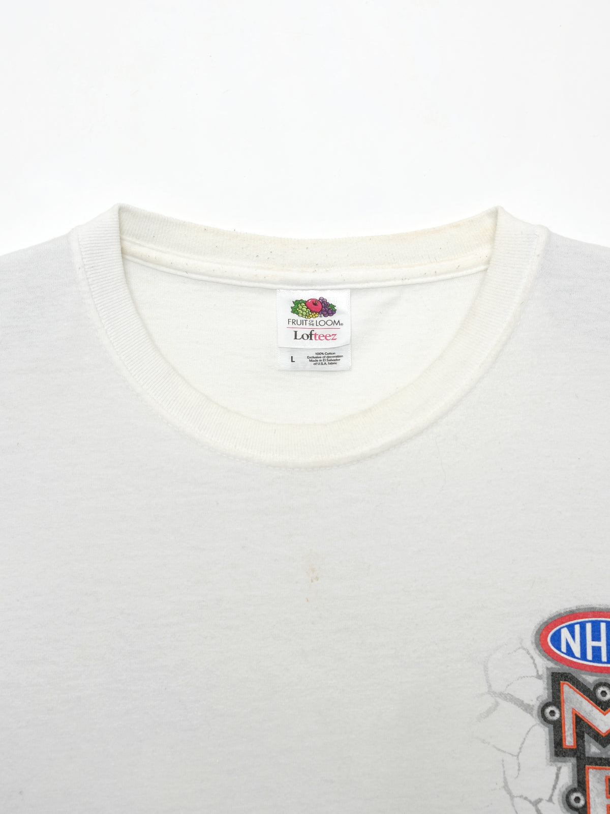 USED MACHINE COLLECTION NHRA MEMBER NATIONAL DRAGSTER 2011 T-SHIRT