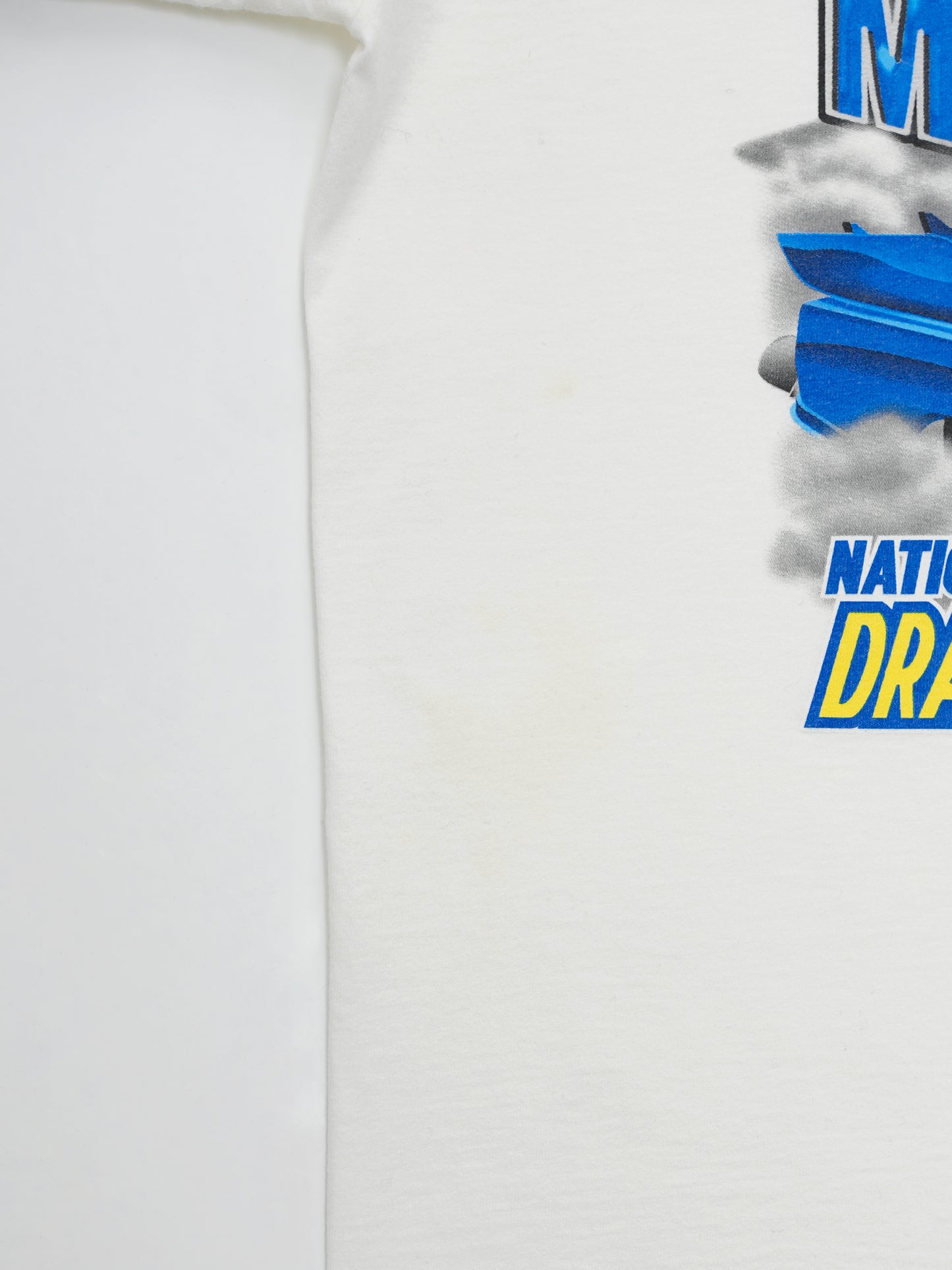 USED MACHINE COLLECTION NHRA MEMBER NATIONAL DRAGSTER 2012 T-SHIRT