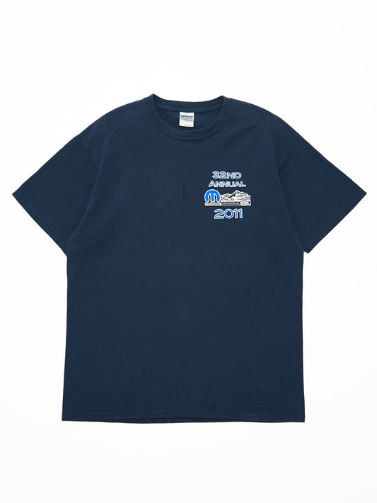 USED MACHINE COLLECTION NHRA MOPAR MILE HIGH NATIONALS 2011 T-SHIRT