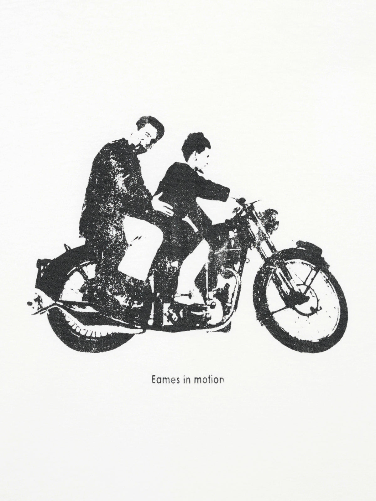 USED MACHINE COLLECTION Charles & Ray Eames in motion T-SHIRT