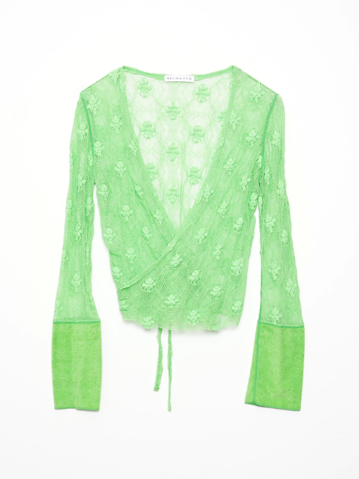 ARCHIVE COLLECTION REJINA PYO LACE WRAP TOP (women's)