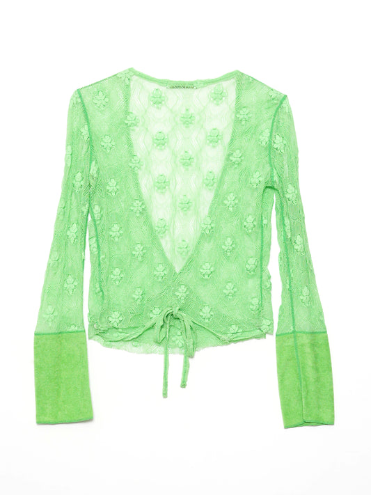 ARCHIVE COLLECTION REJINA PYO LACE WRAP TOP (women's)