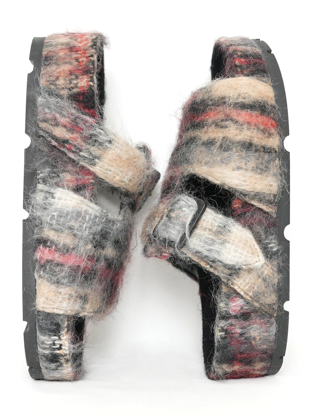 ARCHIVE COLLECTION CÉLINE 2018 BOXY MOHAIR SANDAL (women's)