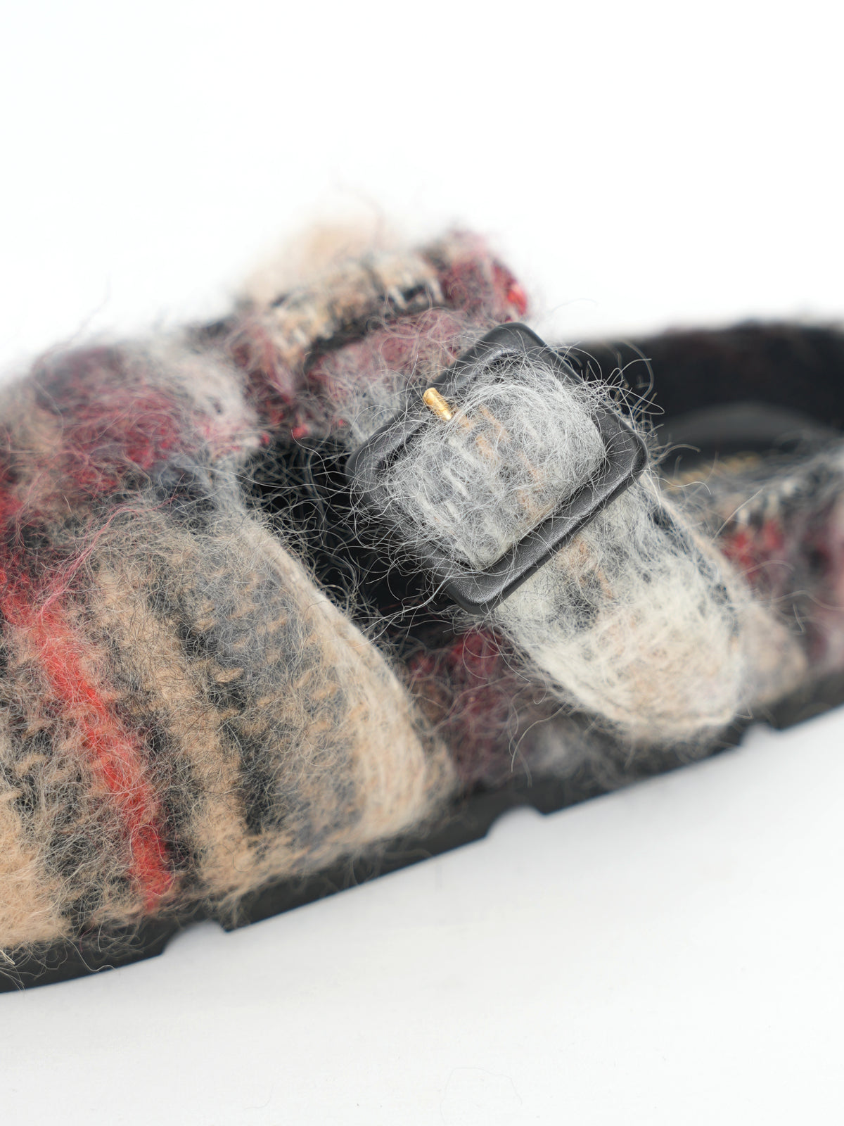 ARCHIVE COLLECTION CÉLINE 2018 BOXY MOHAIR SANDAL (women's)