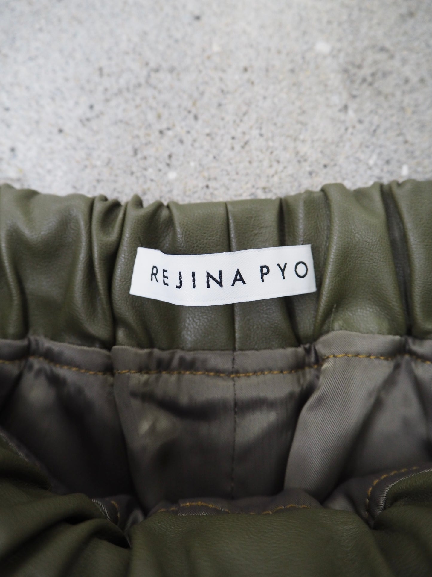 ARCHIVE COLLECTION REJINA PYO LEATHER PANTS (women's)