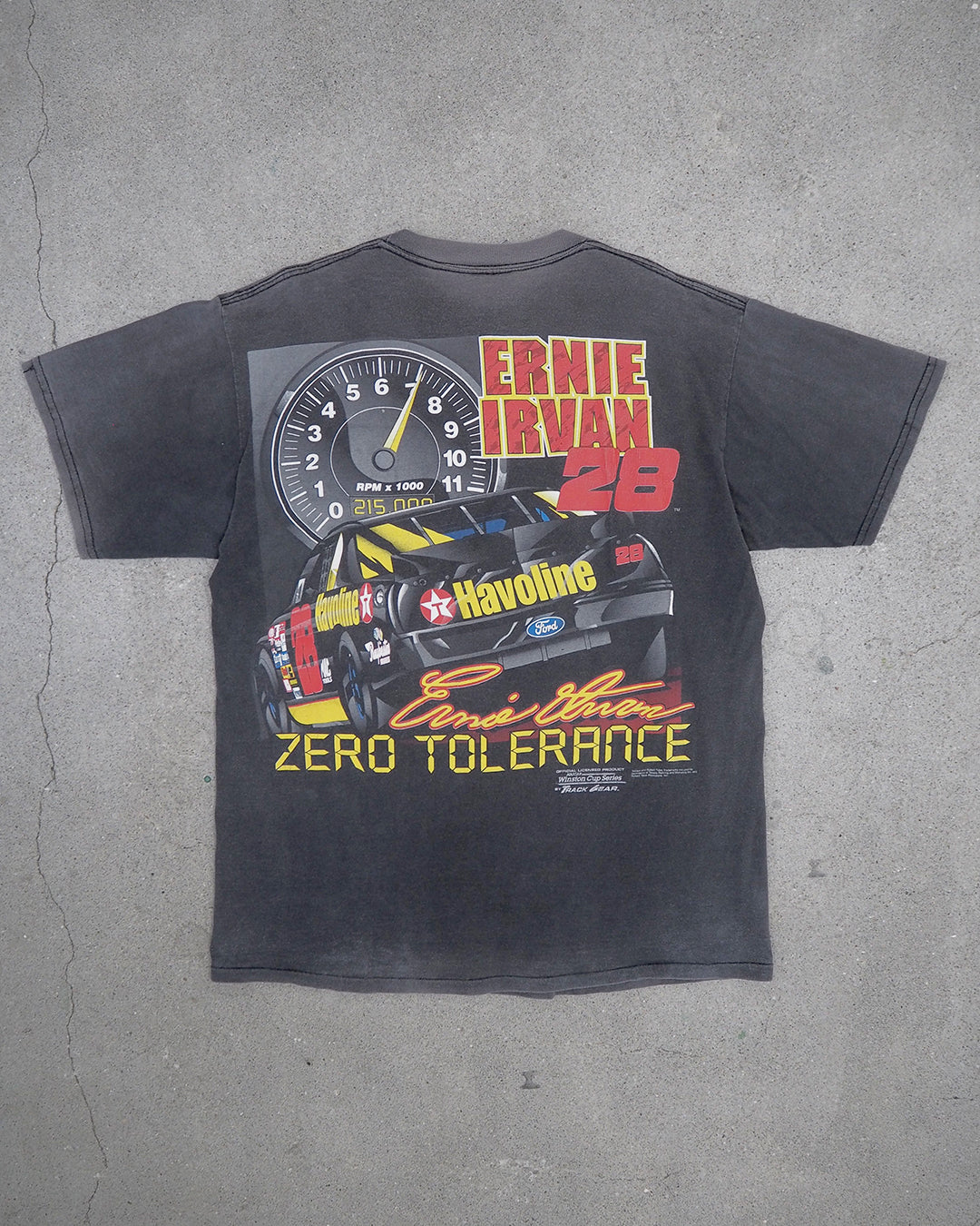 USED MACHINE COLLECTION NASCAR ERNIE IRVAN T-SHIRT