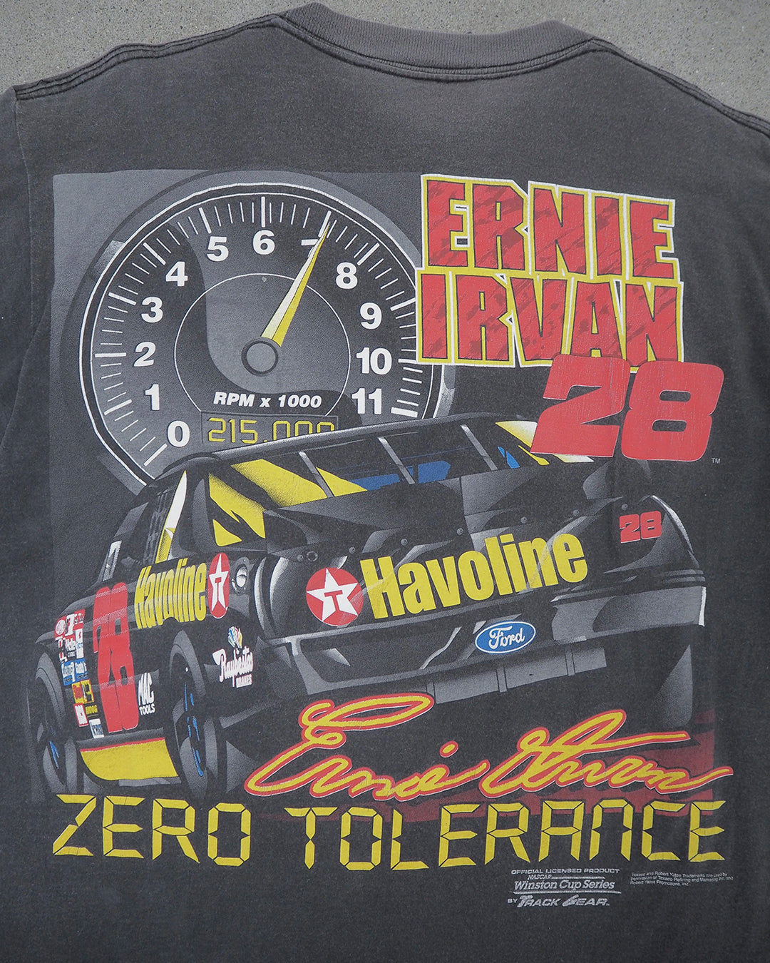 USED MACHINE COLLECTION NASCAR ERNIE IRVAN T-SHIRT