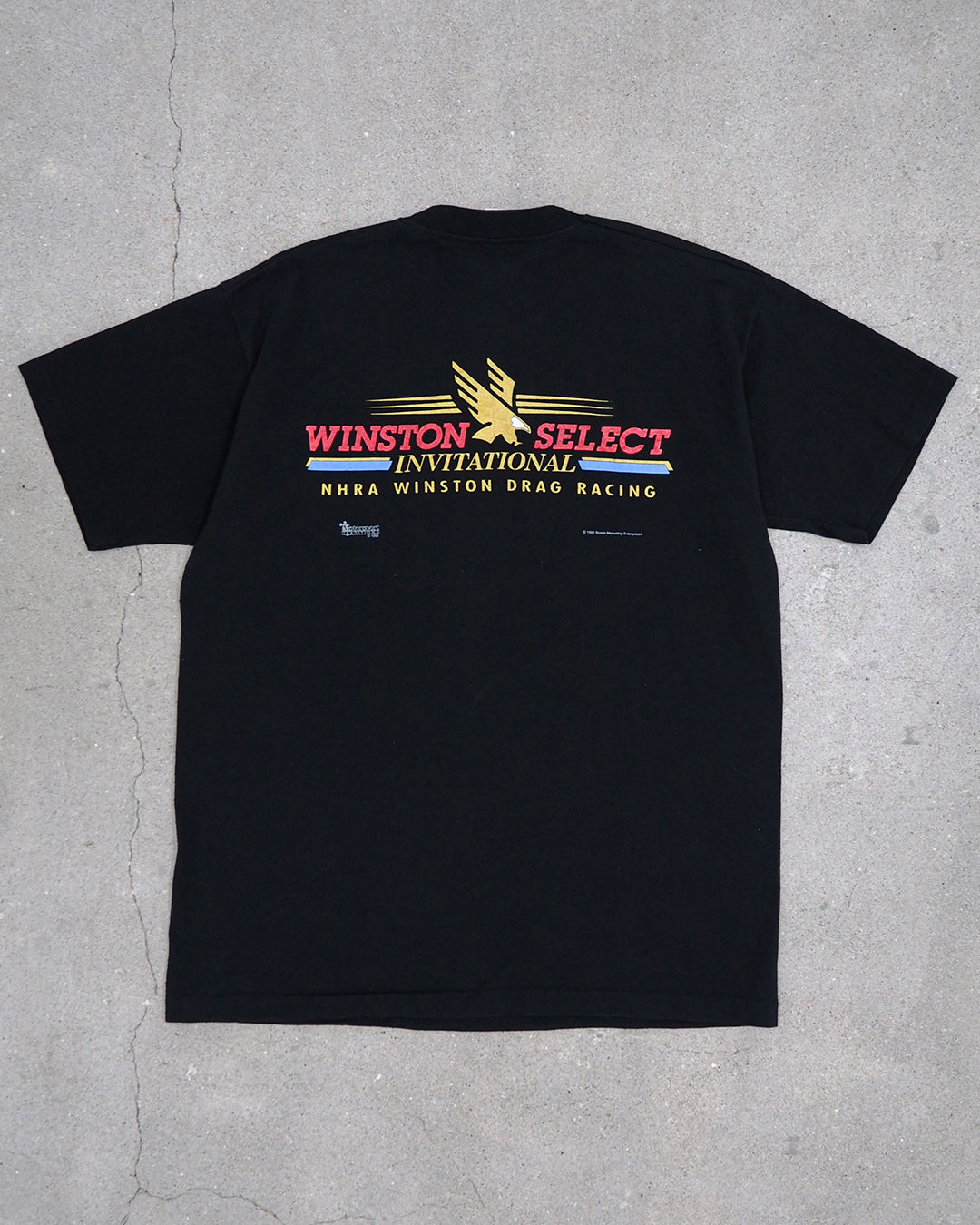 USED MACHINE COLLECTION NHRA WINSTON DROG RACING T-SHIRT