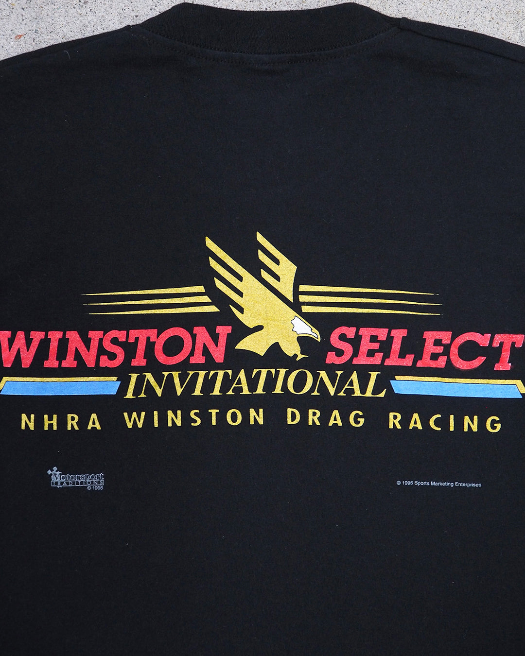 USED MACHINE COLLECTION NHRA WINSTON DROG RACING T-SHIRT